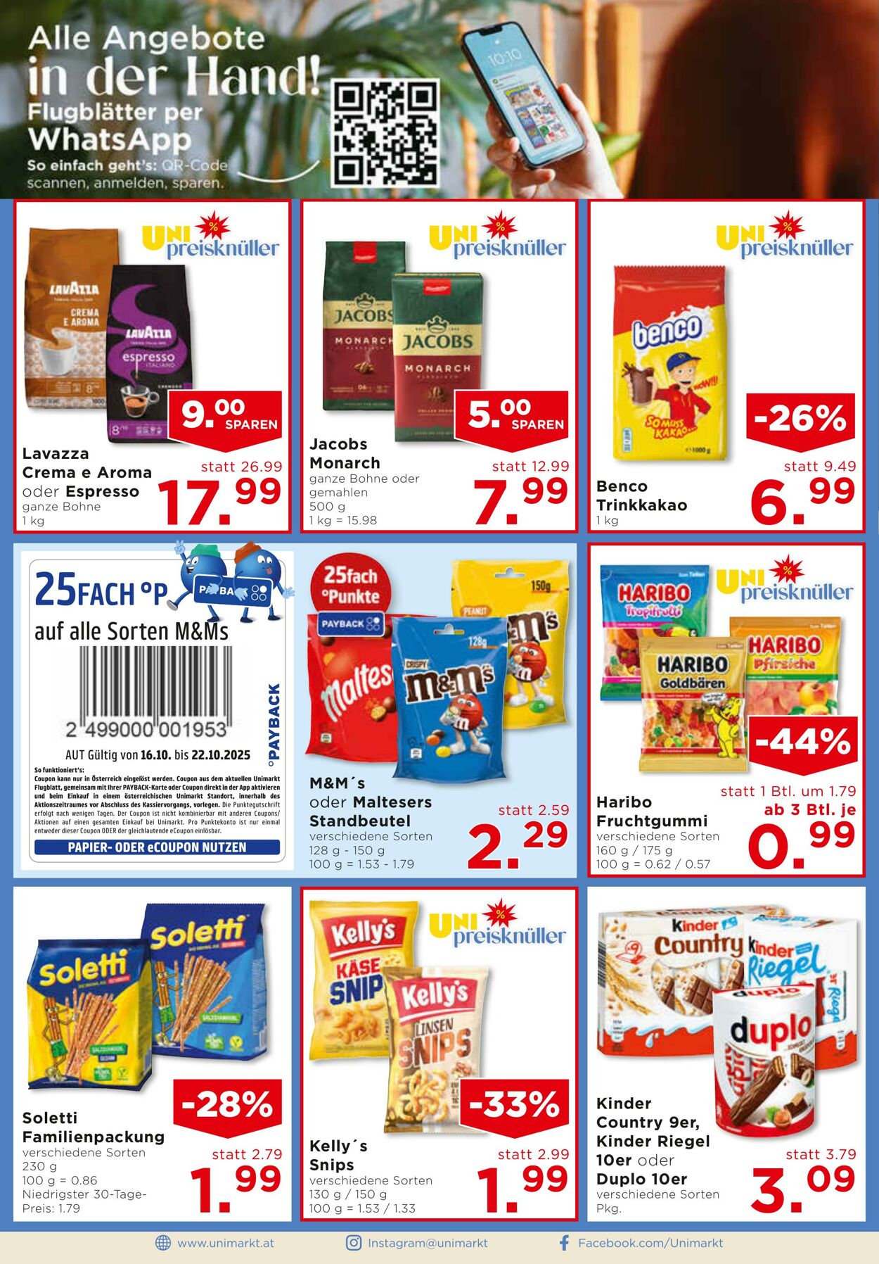 Prospekt Unimarkt 15.10.2025 - 21.10.2025