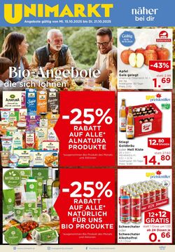 Prospekt Unimarkt 15.10.2025 - 21.10.2025
