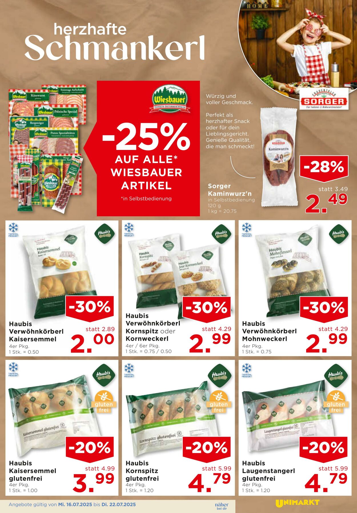 Prospekt Unimarkt 16.07.2025 - 22.07.2025