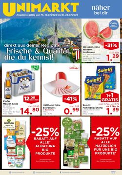 Prospekt Unimarkt 16.07.2025 - 22.07.2025