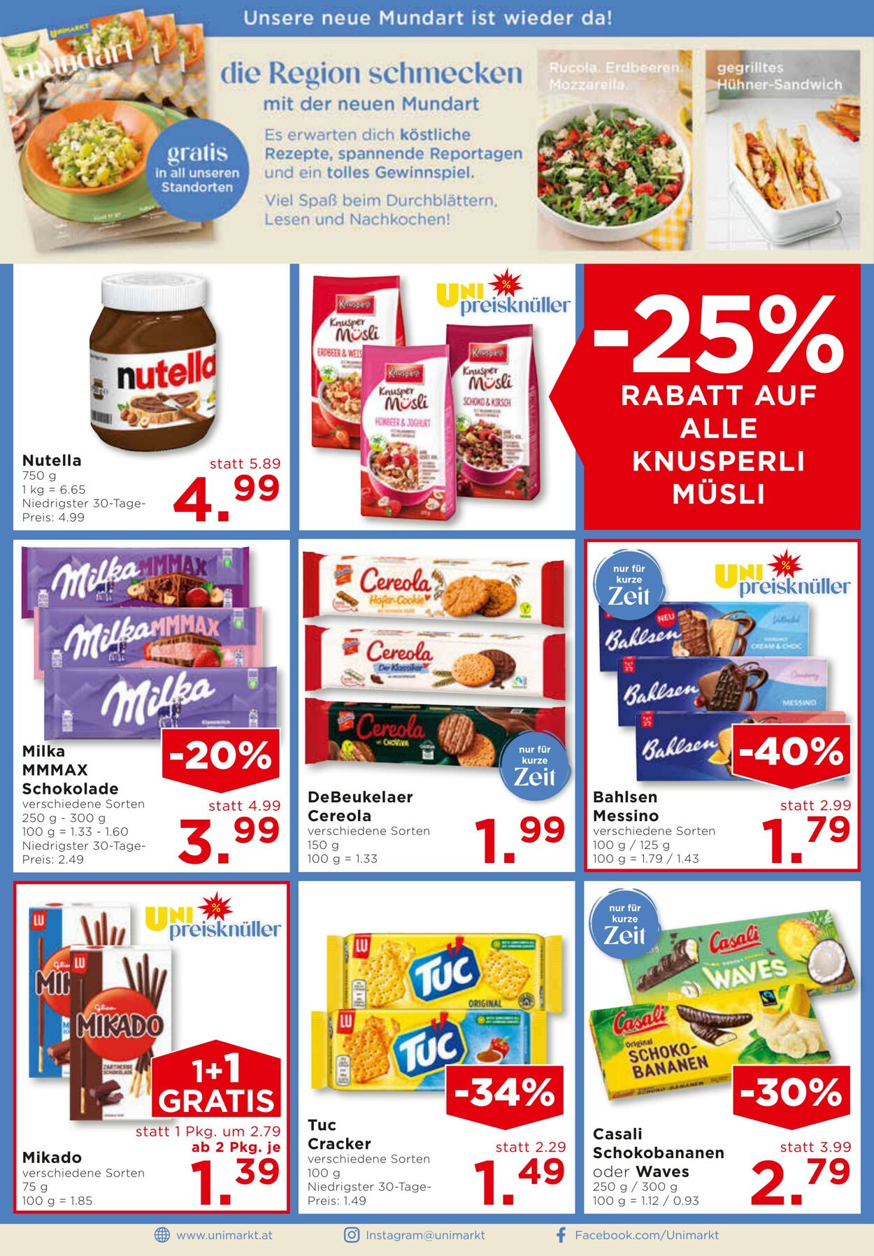 Prospekt Unimarkt 16.07.2025 - 22.07.2025