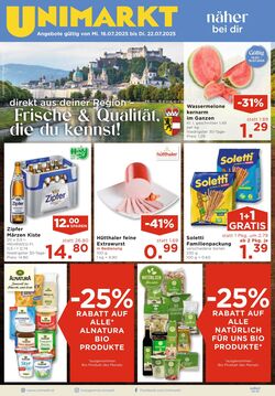 Prospekt Unimarkt 16.07.2025 - 22.07.2025