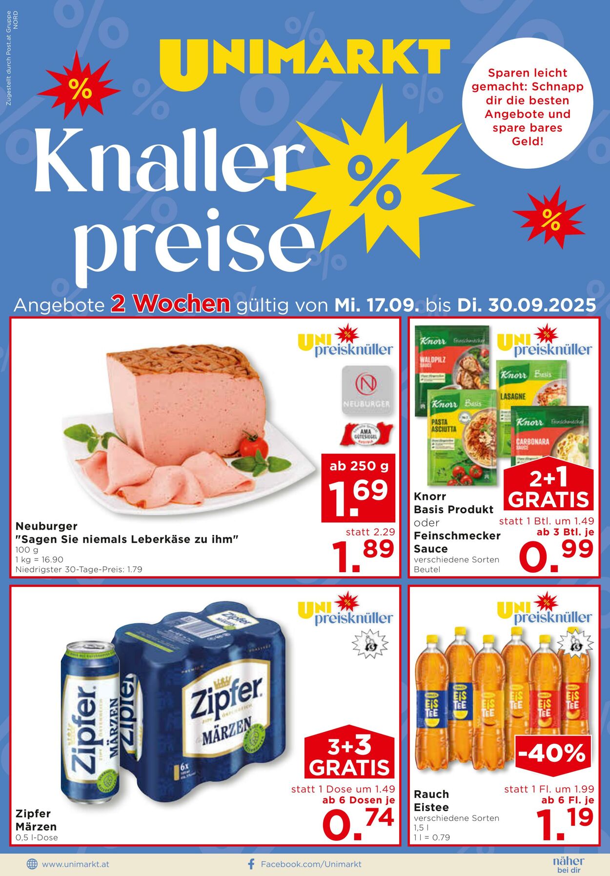 Prospekt Unimarkt 17.09.2025 - 23.09.2025