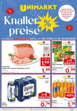 Prospekt Unimarkt 17.09.2025 - 23.09.2025