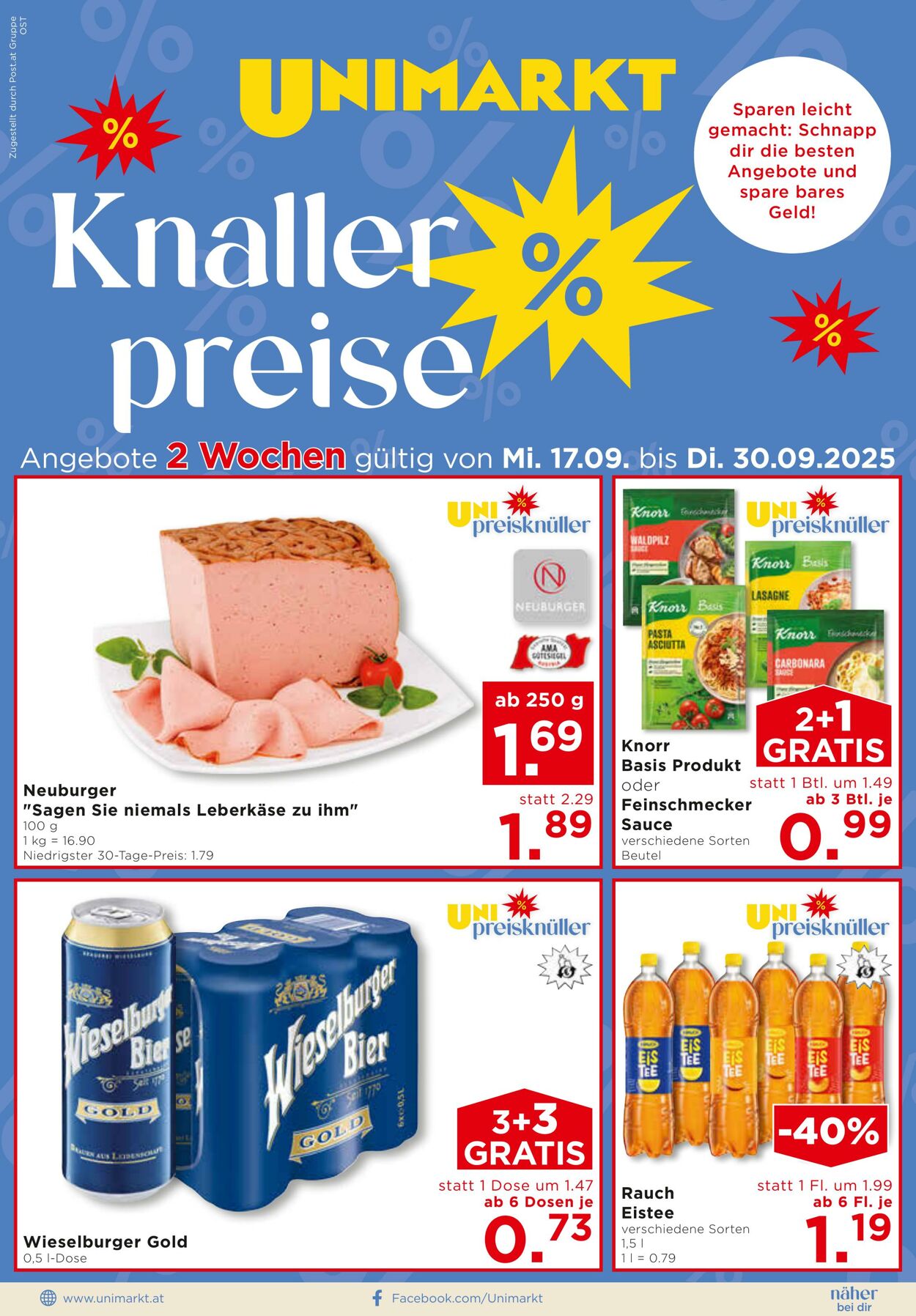 Prospekt Unimarkt 17.09.2025 - 23.09.2025