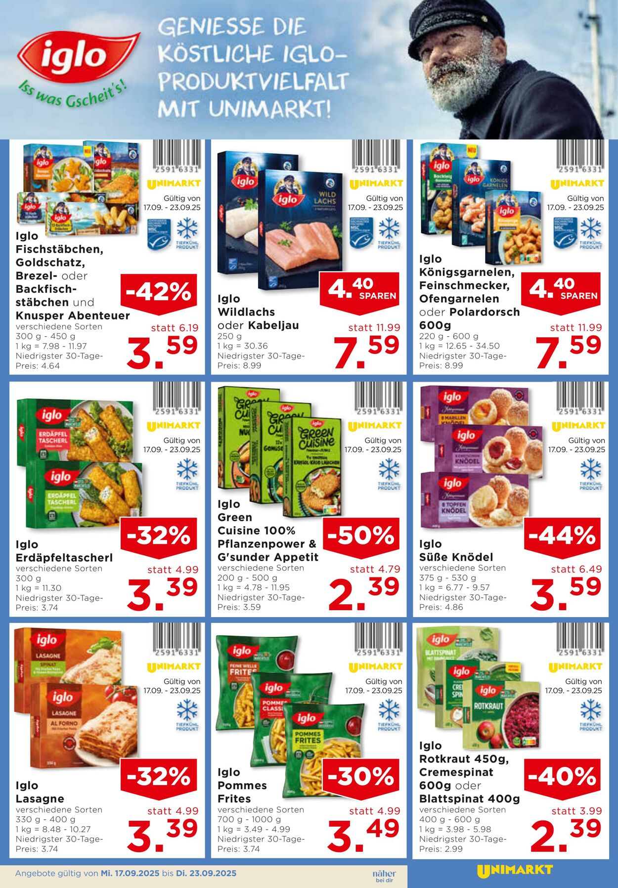 Prospekt Unimarkt 17.09.2025 - 23.09.2025