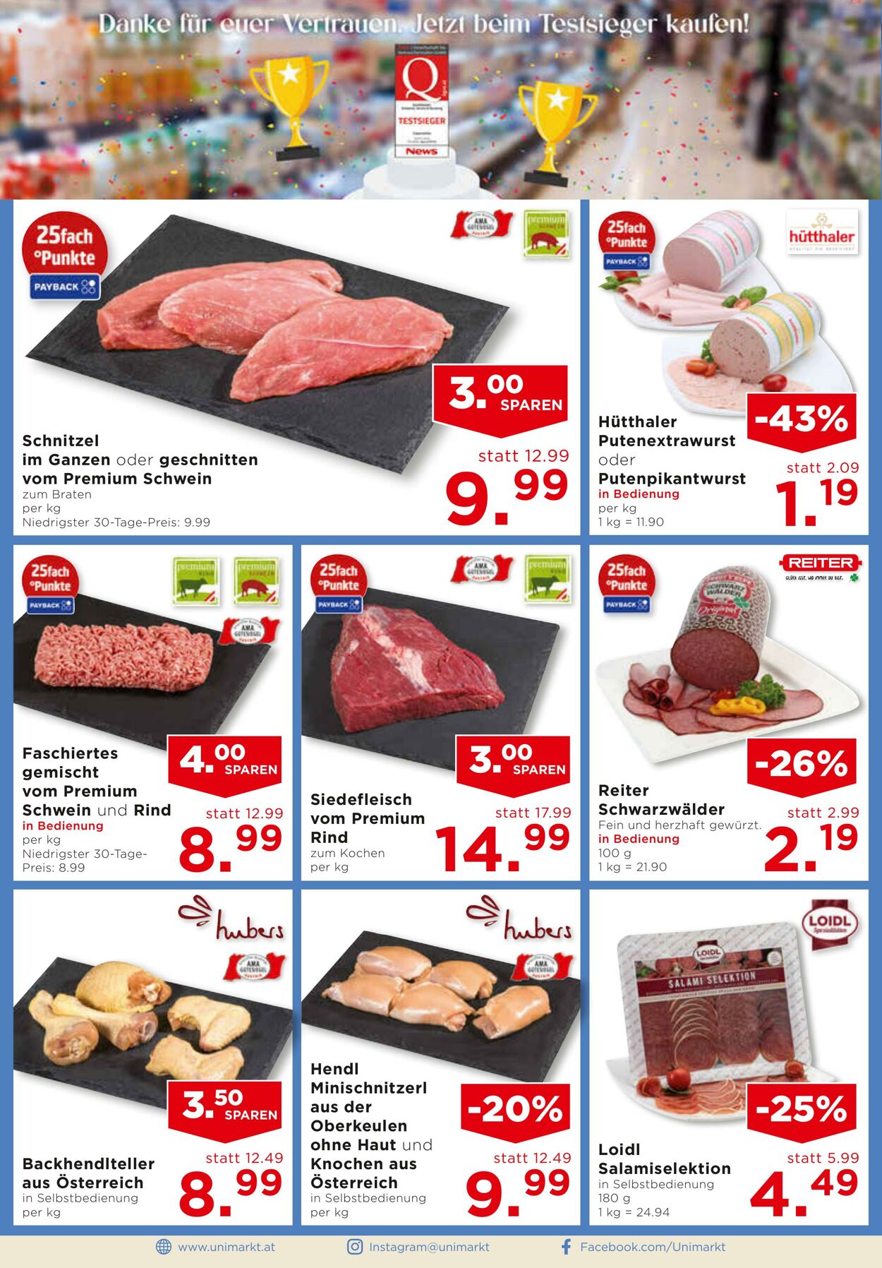 Prospekt Unimarkt 17.09.2025 - 23.09.2025