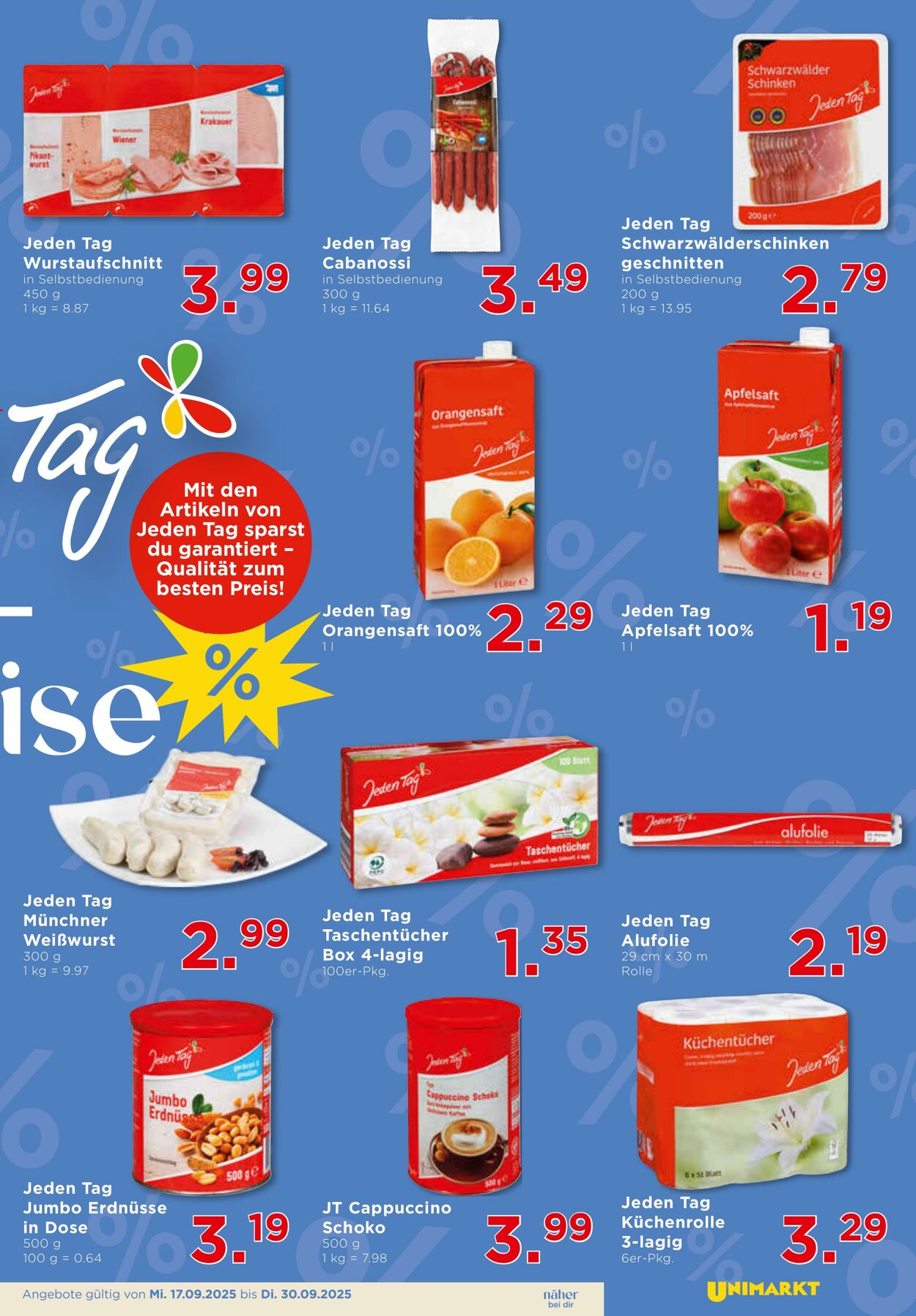 Prospekt Unimarkt 17.09.2025 - 23.09.2025
