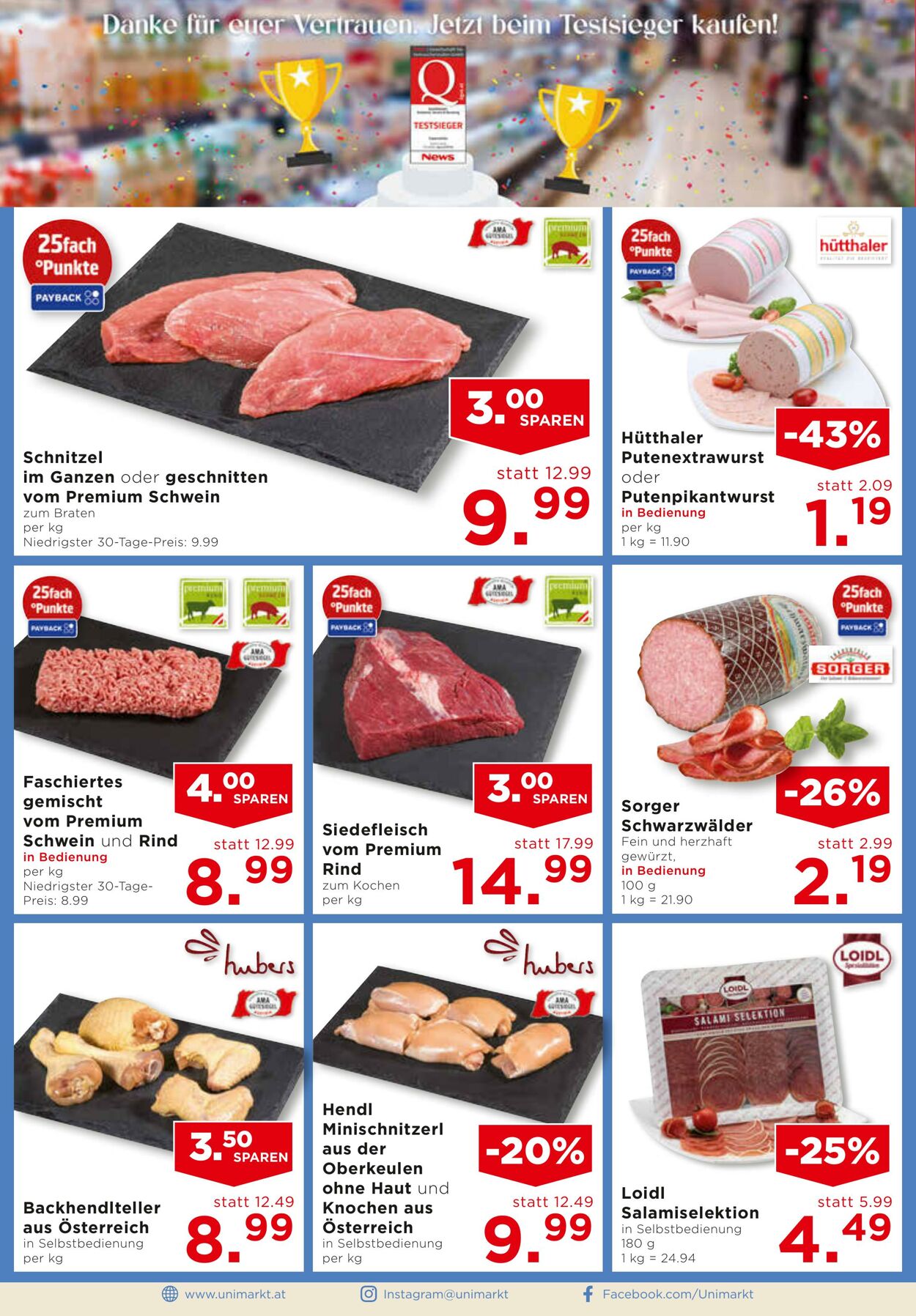 Prospekt Unimarkt 17.09.2025 - 23.09.2025