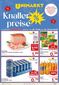 Prospekt Unimarkt 17.09.2025 - 23.09.2025