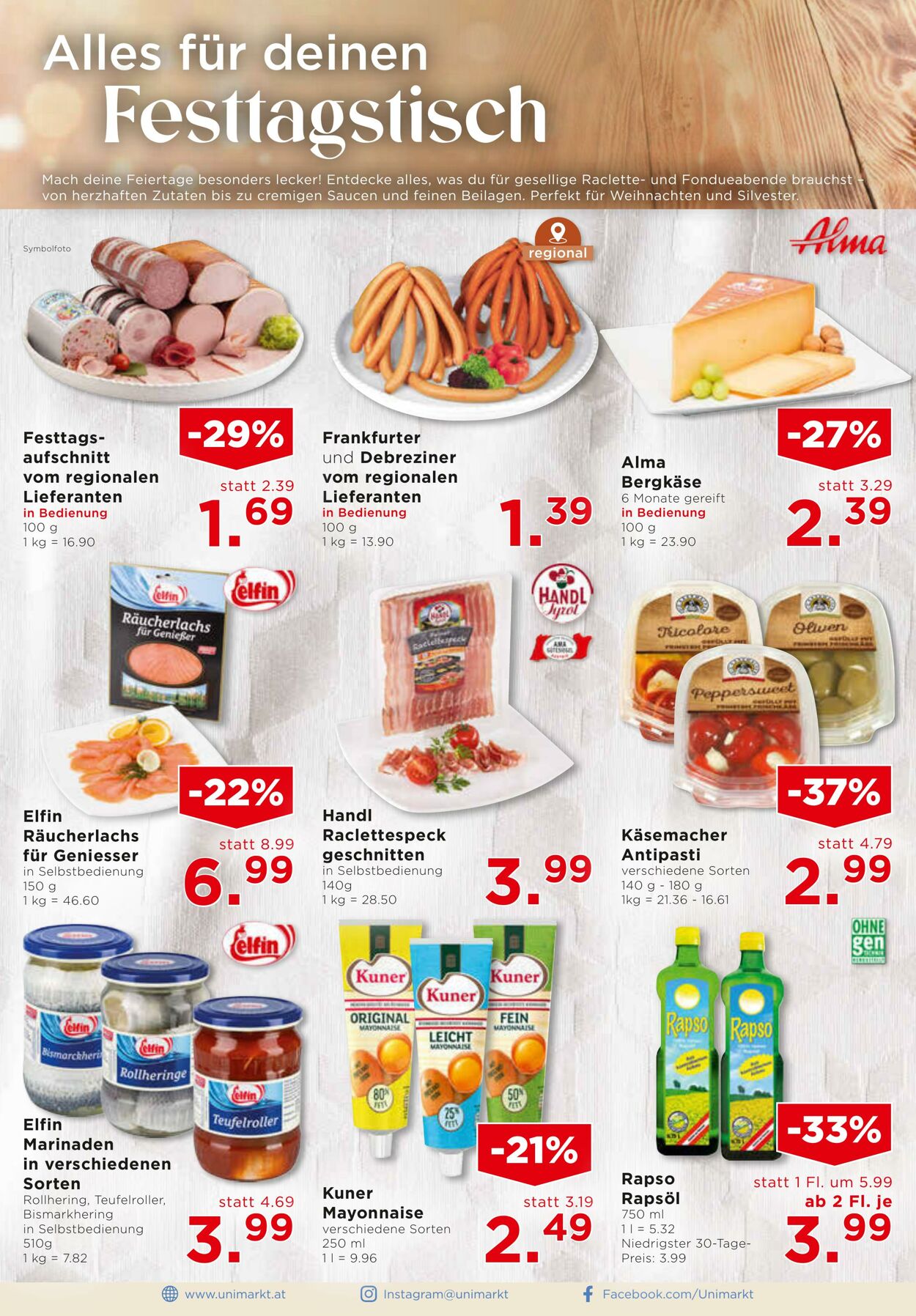Prospekt Unimarkt 17.12.2025 - 31.12.2025