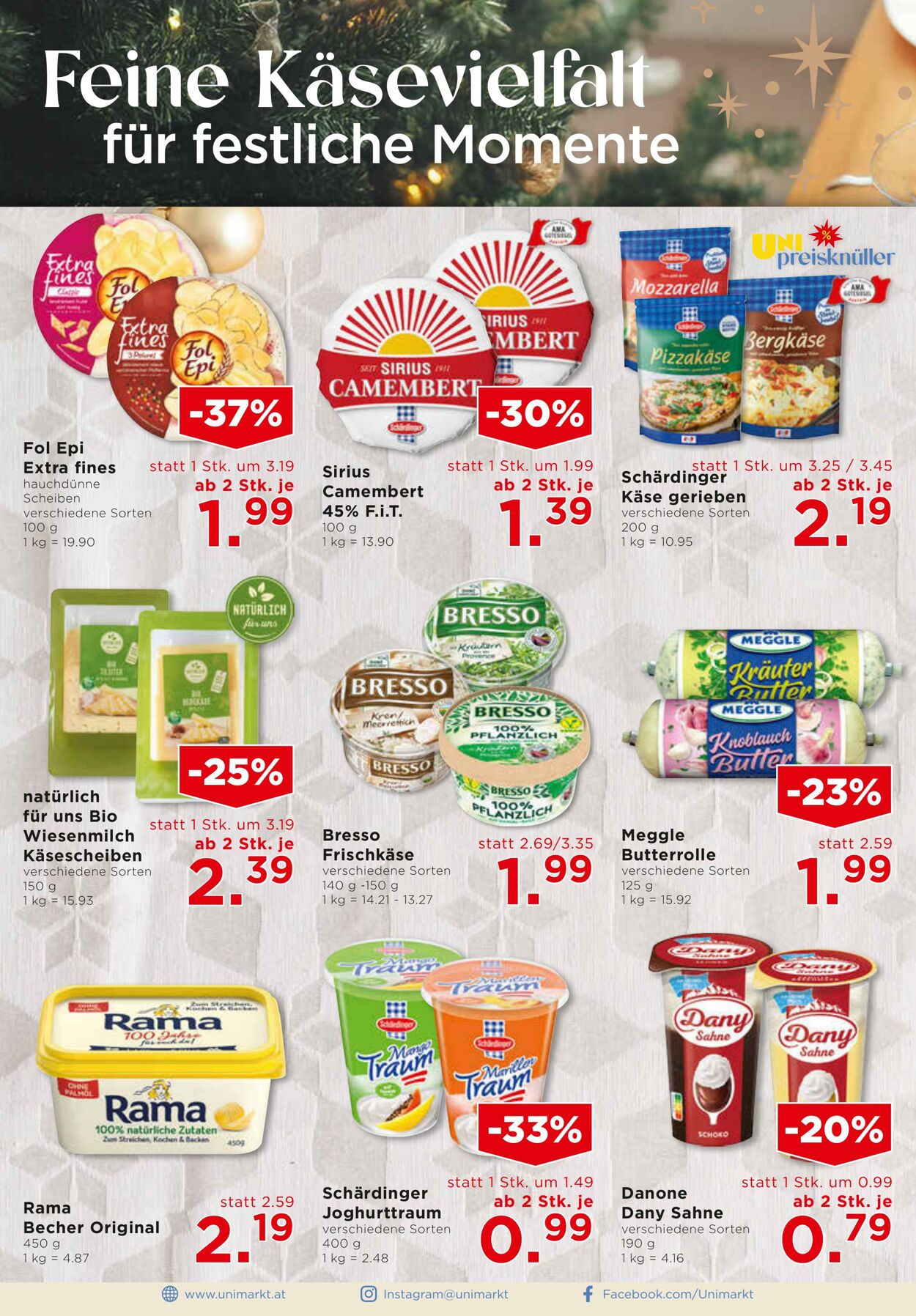 Prospekt Unimarkt 17.12.2025 - 31.12.2025