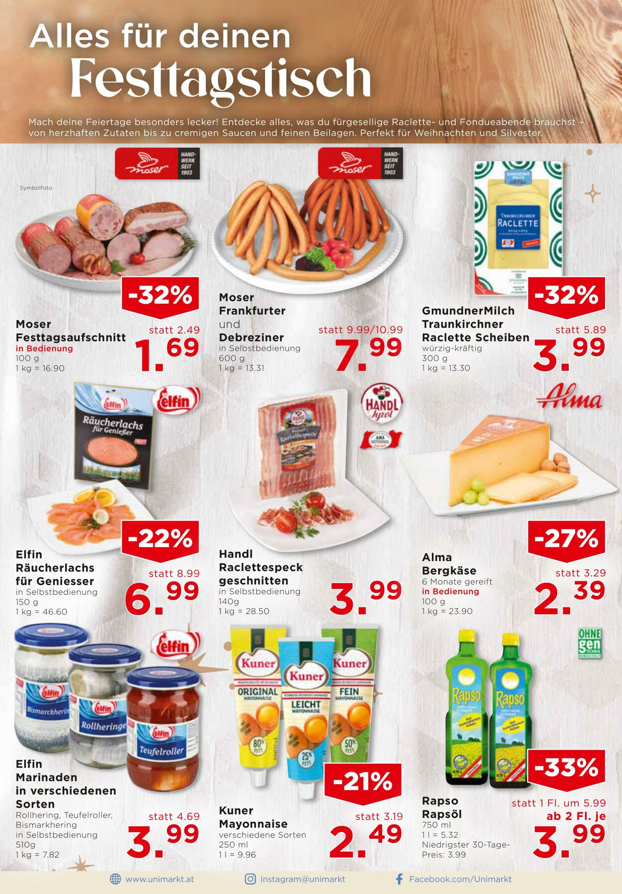 Prospekt Unimarkt 17.12.2025 - 31.12.2025