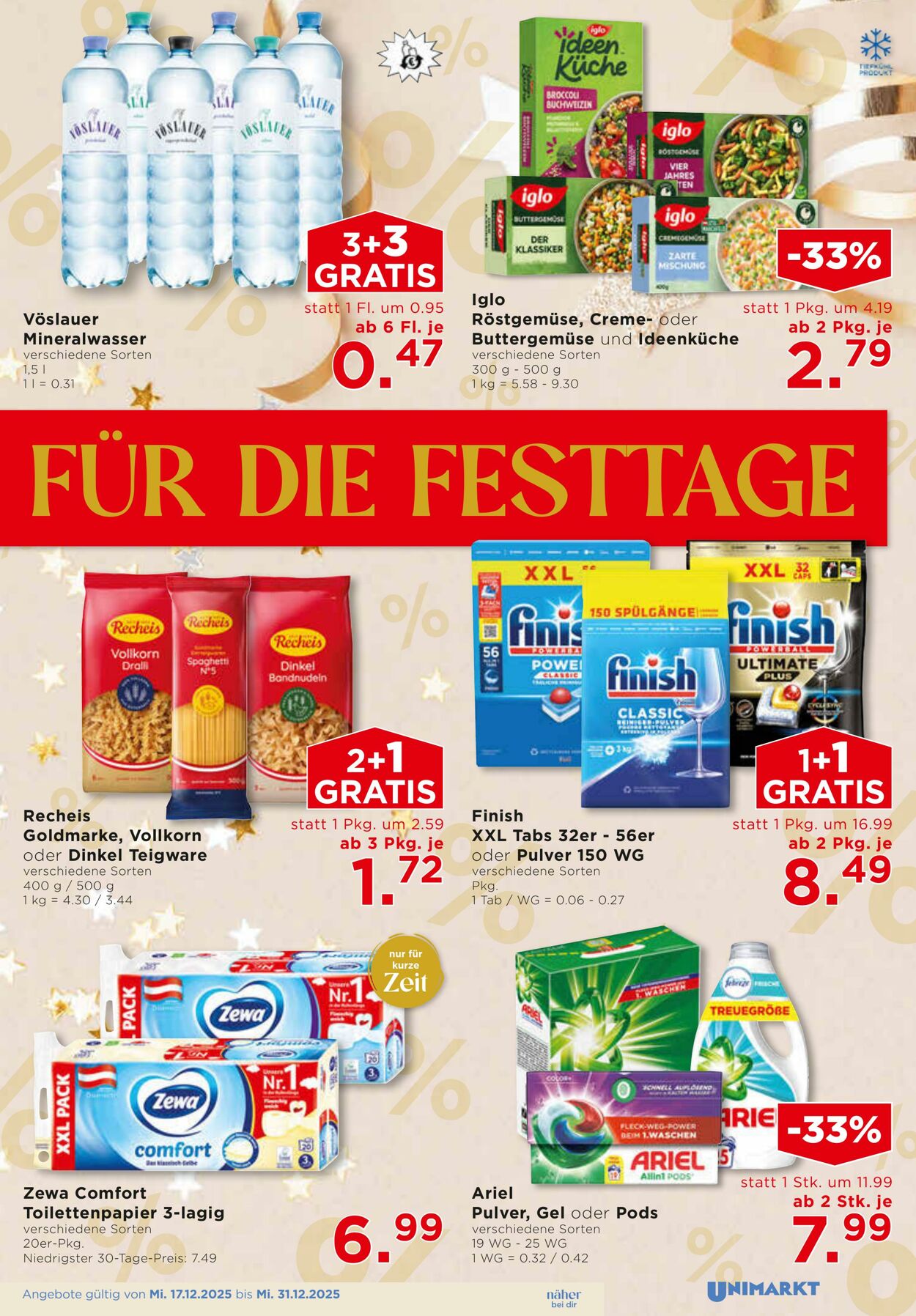 Prospekt Unimarkt 17.12.2025 - 31.12.2025