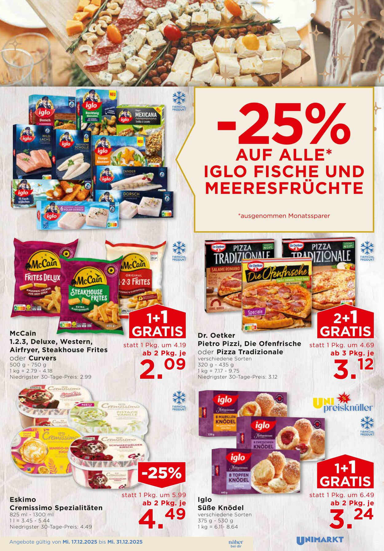 Prospekt Unimarkt 17.12.2025 - 31.12.2025