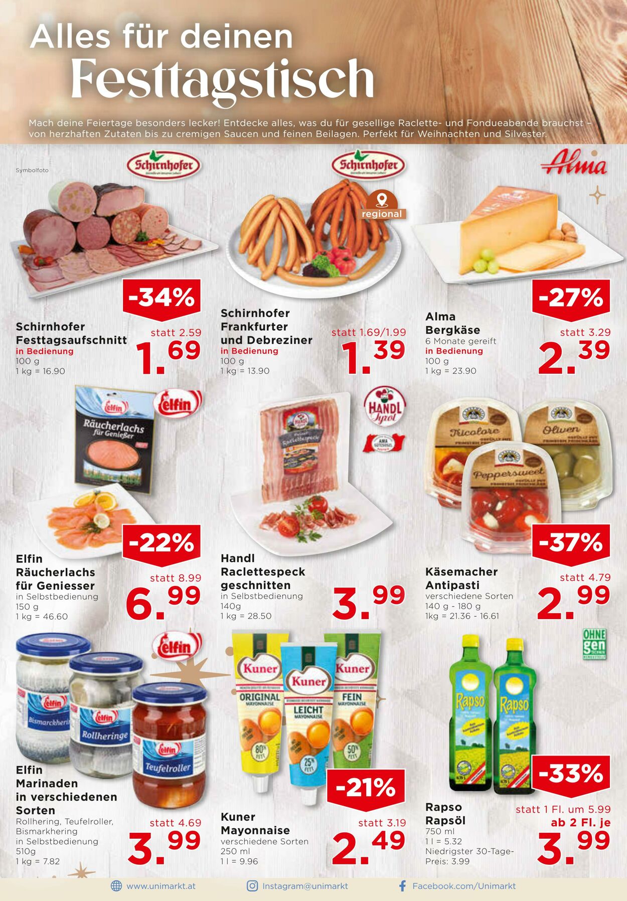 Prospekt Unimarkt 17.12.2025 - 31.12.2025