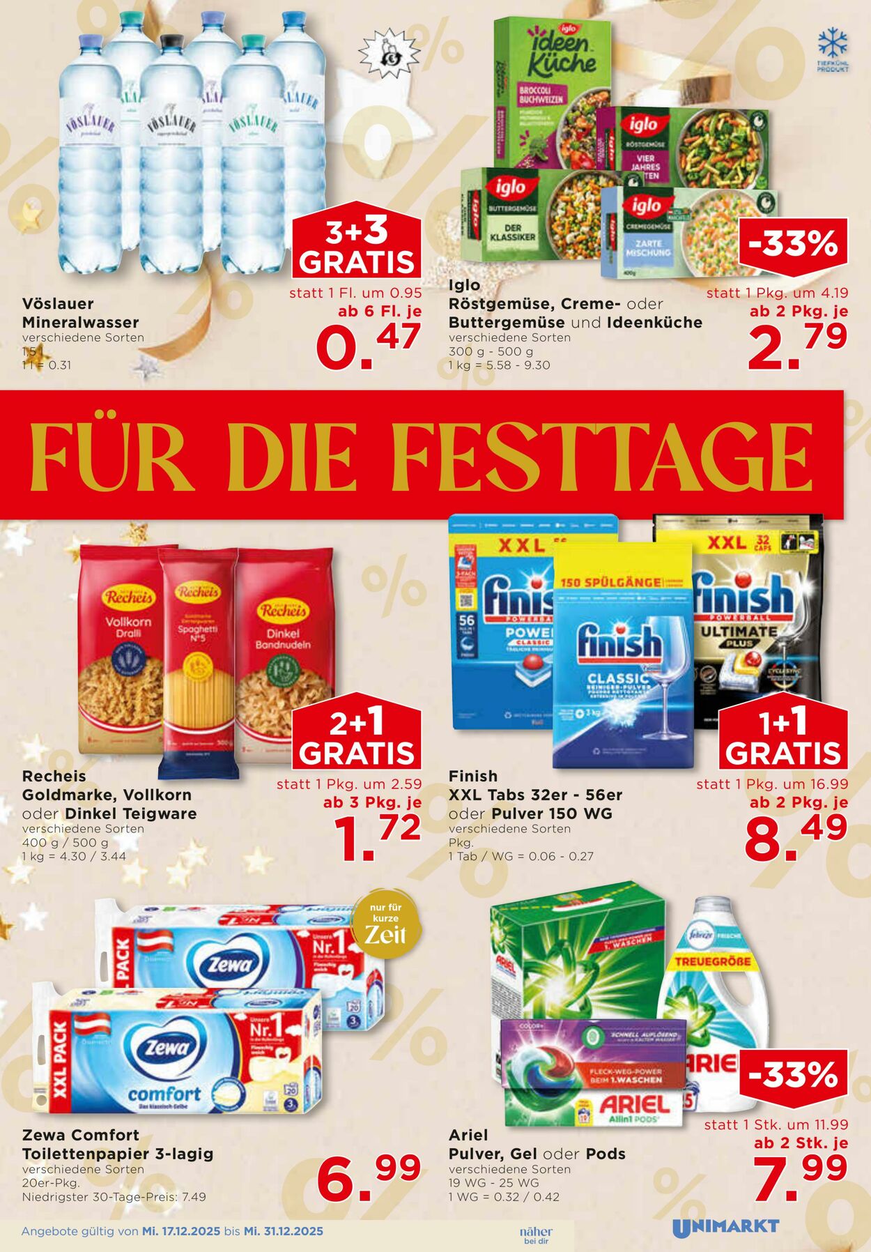 Prospekt Unimarkt 17.12.2025 - 31.12.2025