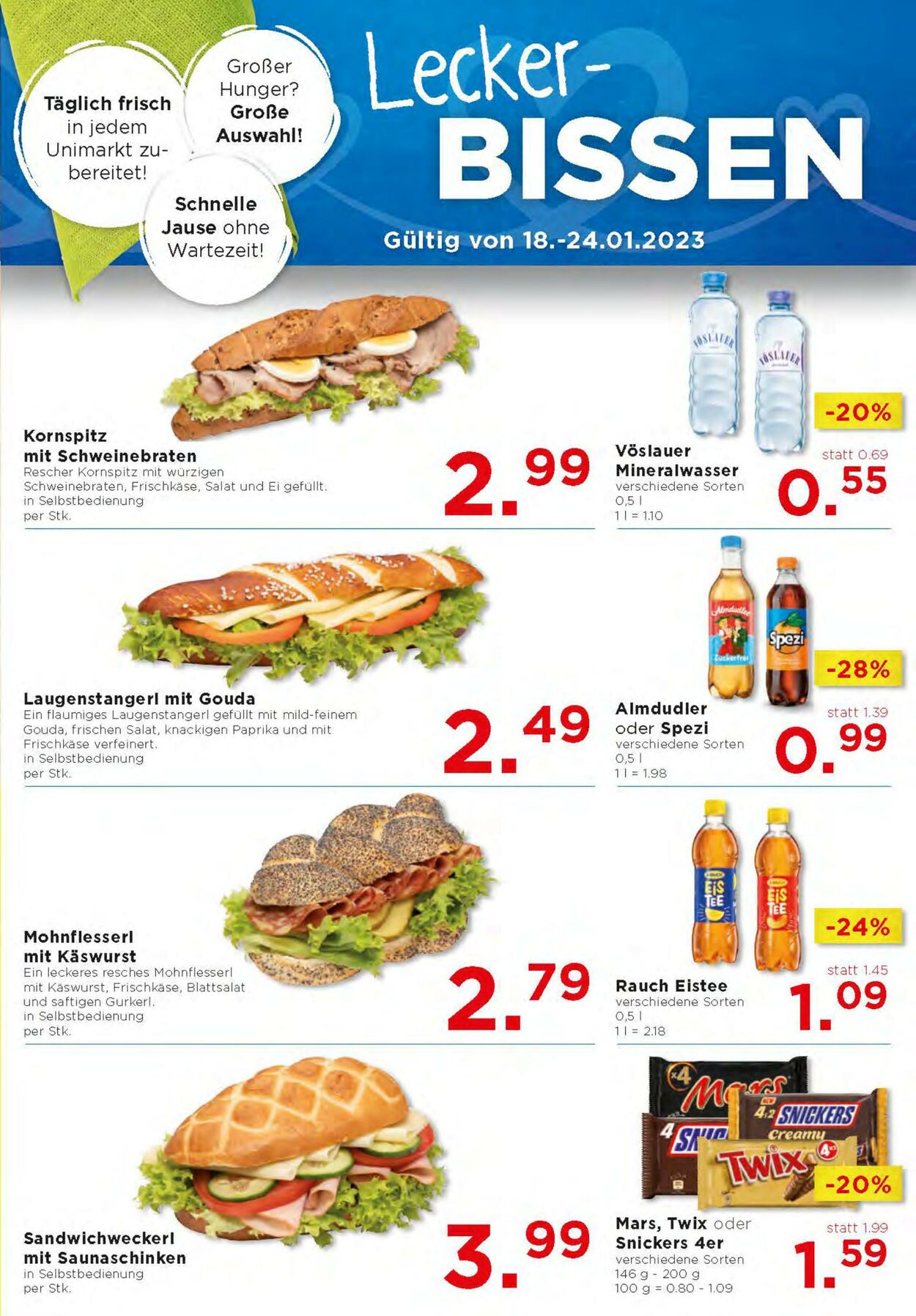 Prospekt Unimarkt 18.01.2023 - 24.01.2023