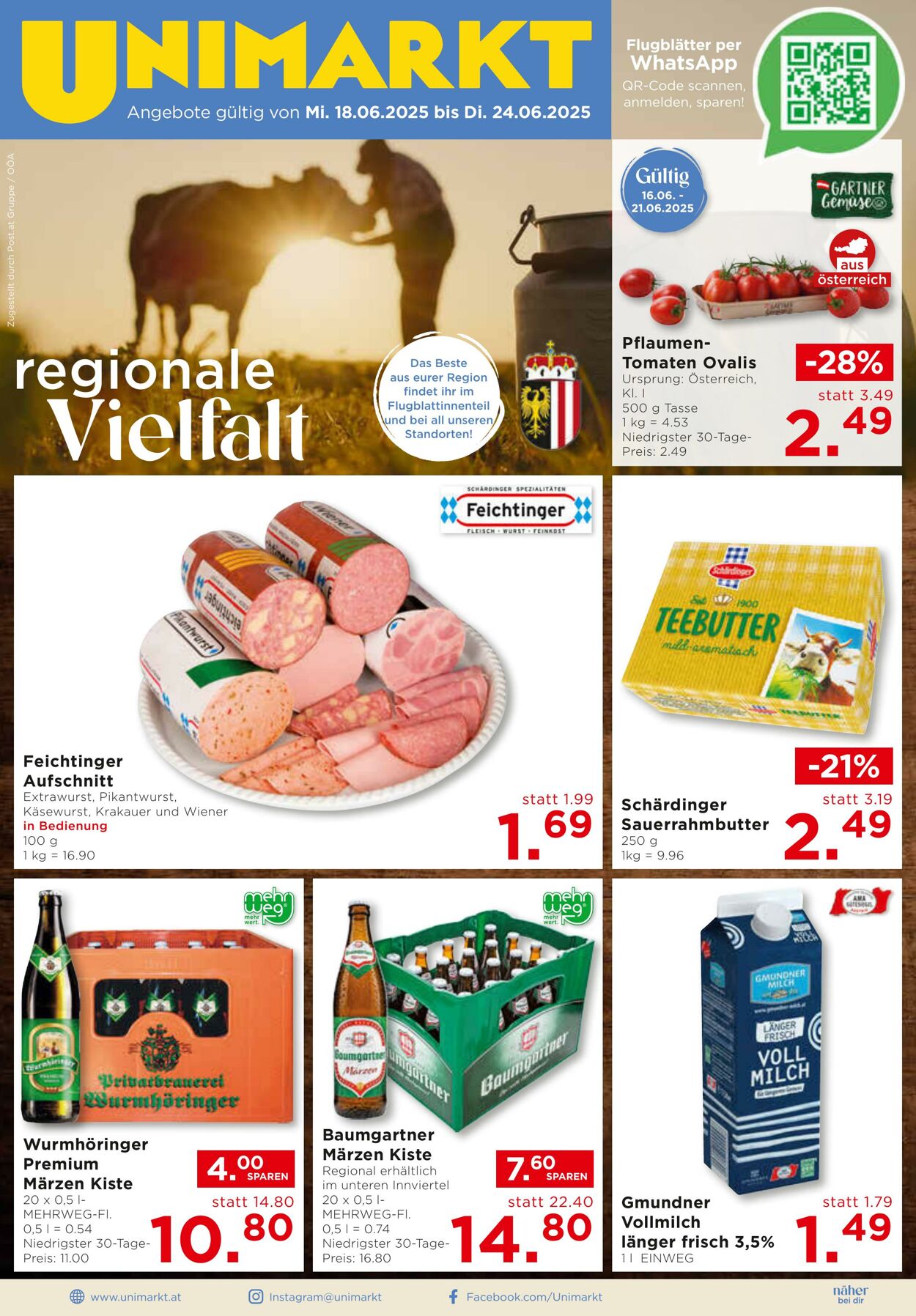 Prospekt Unimarkt 18.06.2025 - 24.06.2025