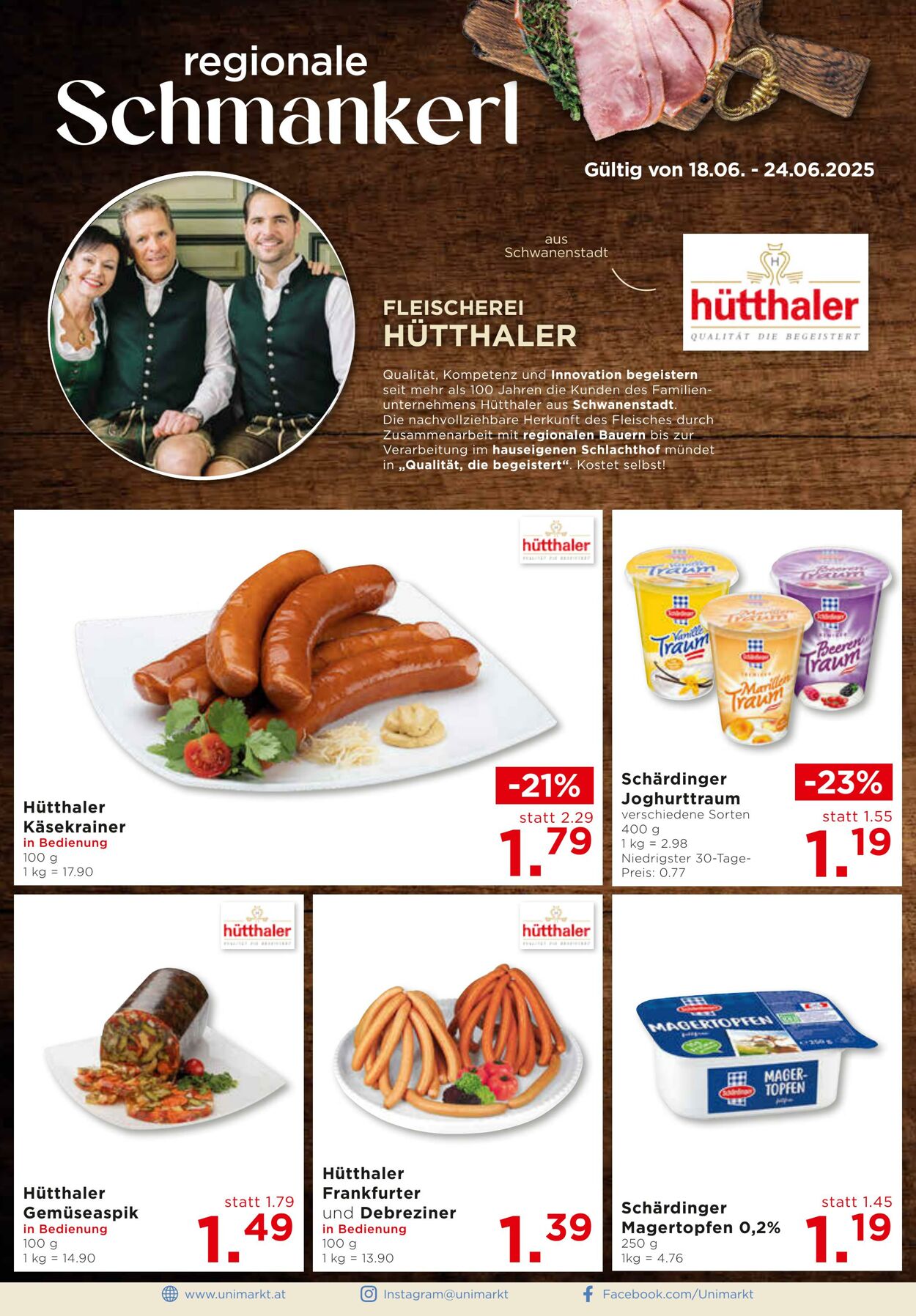 Prospekt Unimarkt 18.06.2025 - 24.06.2025