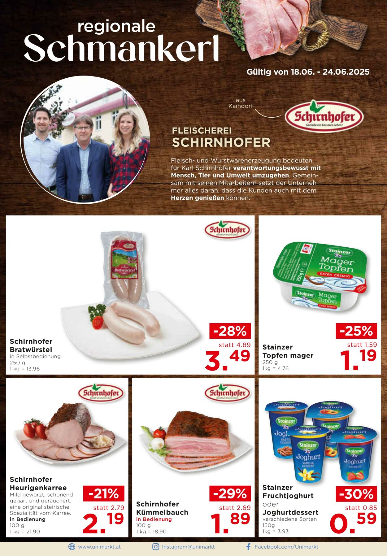 Prospekt Unimarkt 18.06.2025 - 24.06.2025