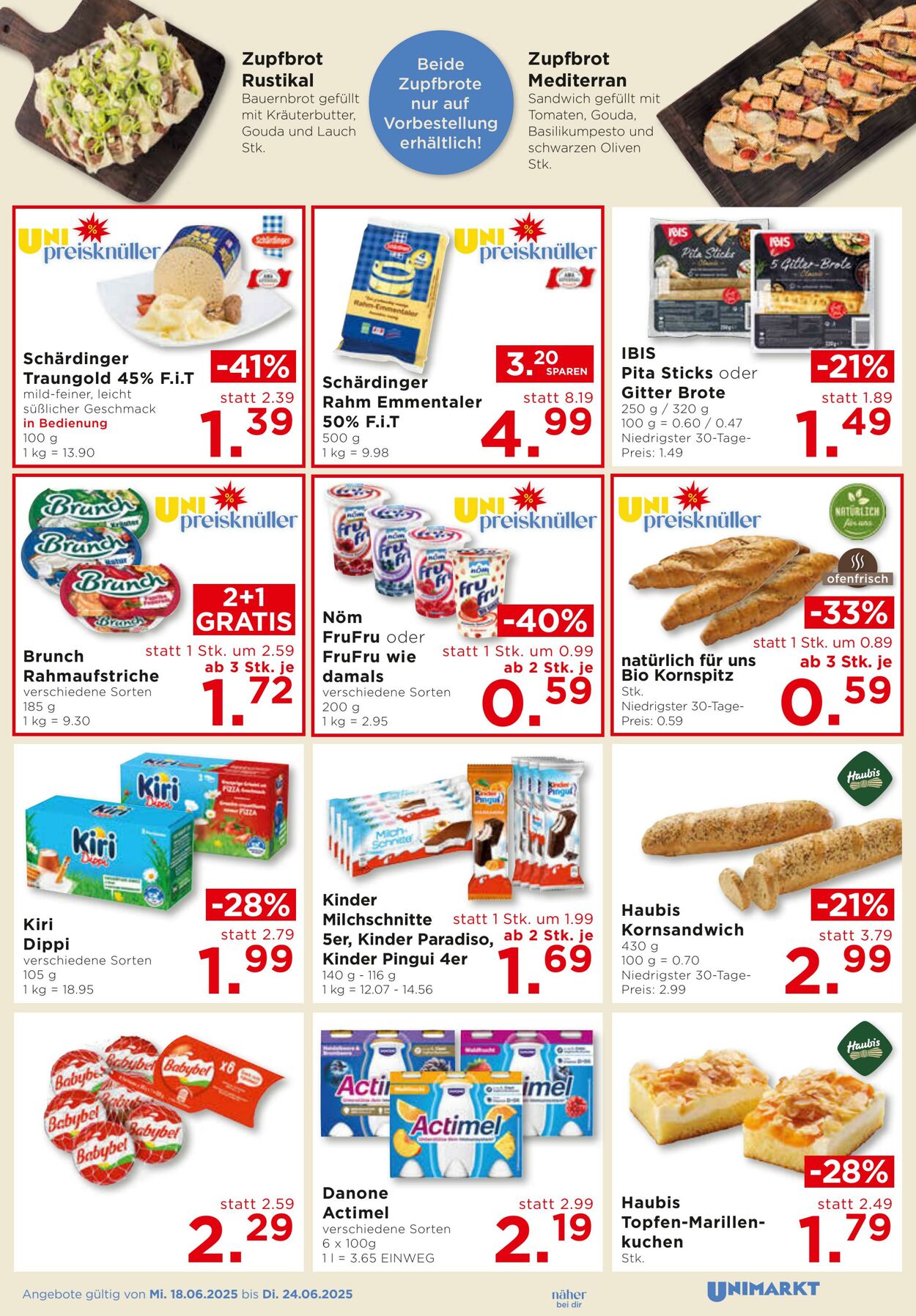 Prospekt Unimarkt 18.06.2025 - 24.06.2025