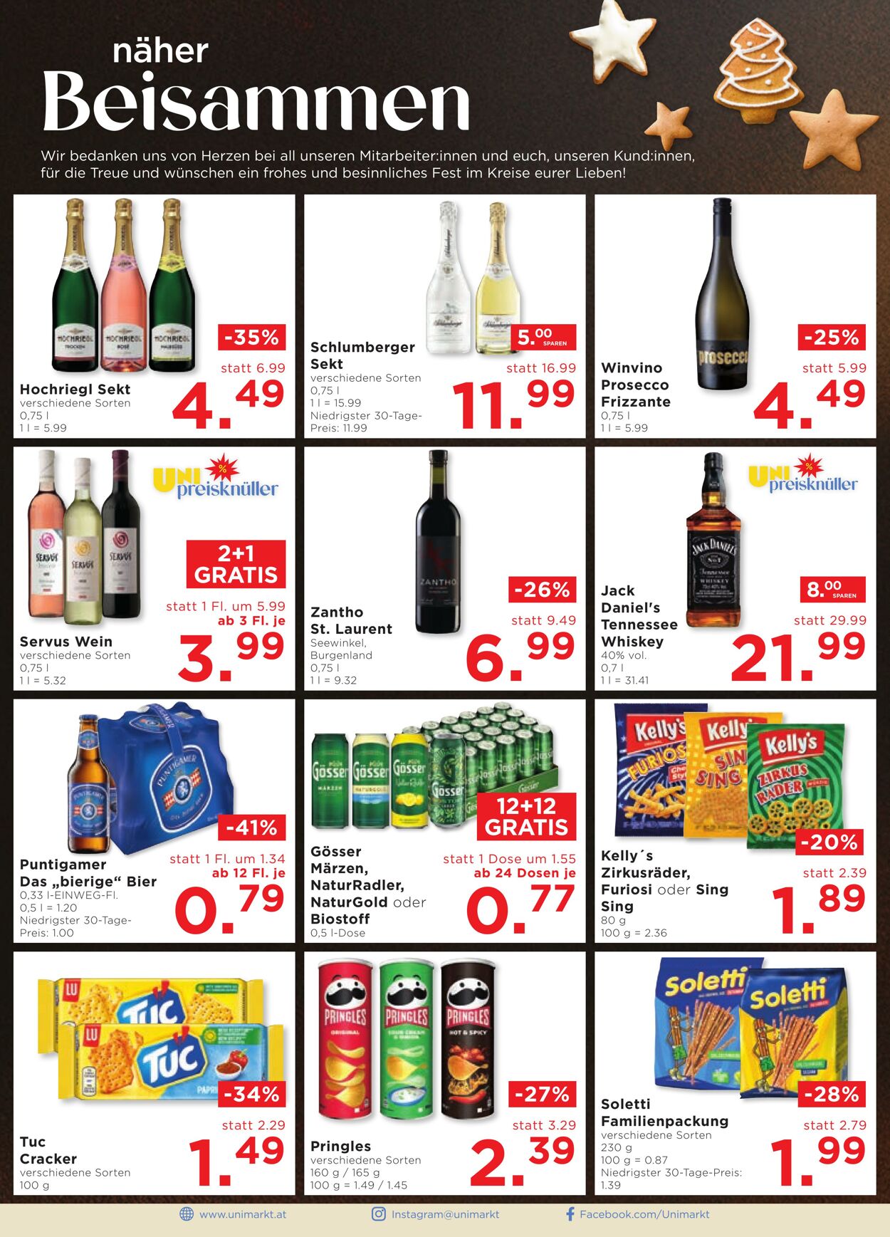 Prospekt Unimarkt 18.12.2024 - 31.12.2024