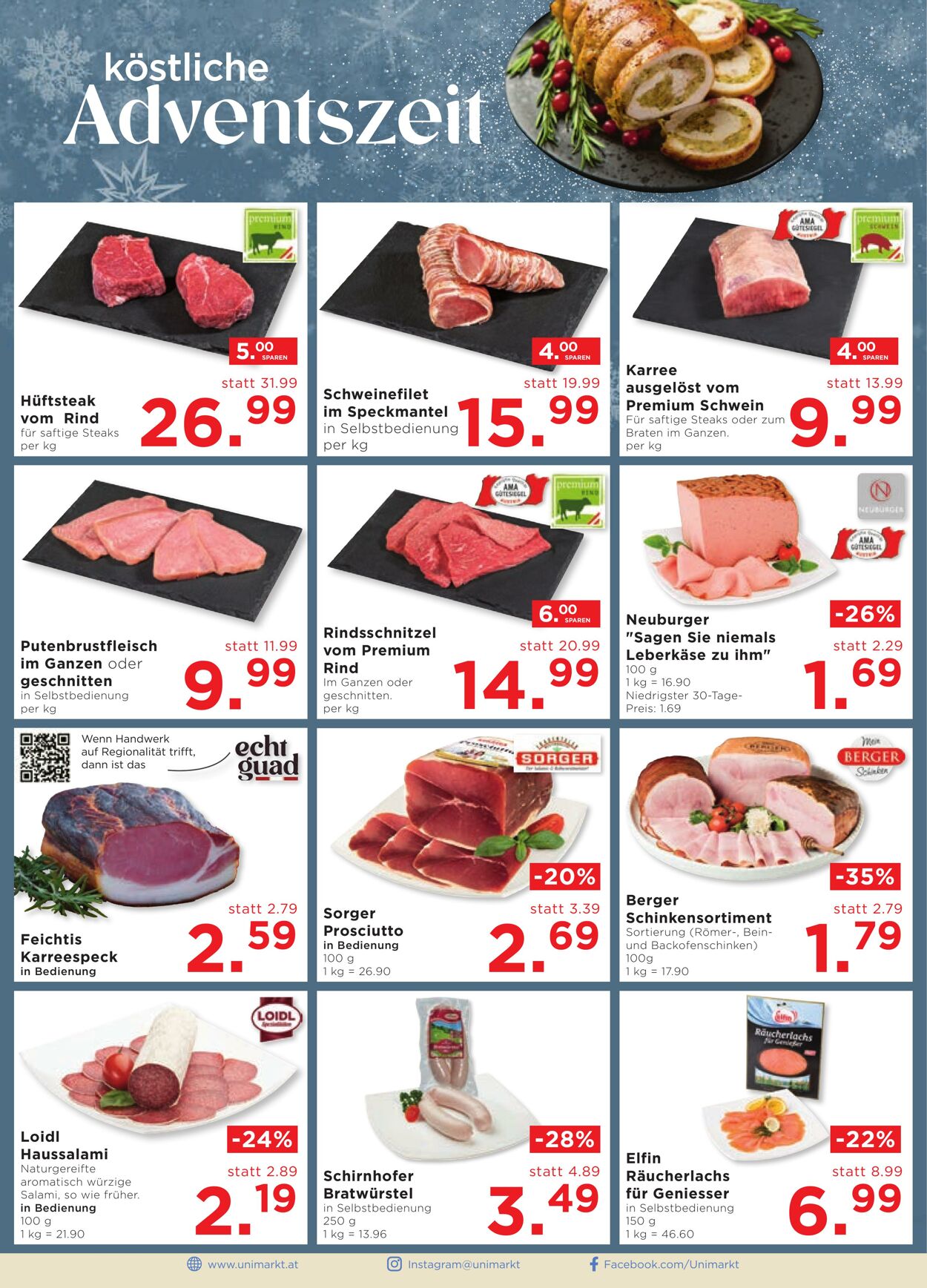 Prospekt Unimarkt 18.12.2024 - 31.12.2024