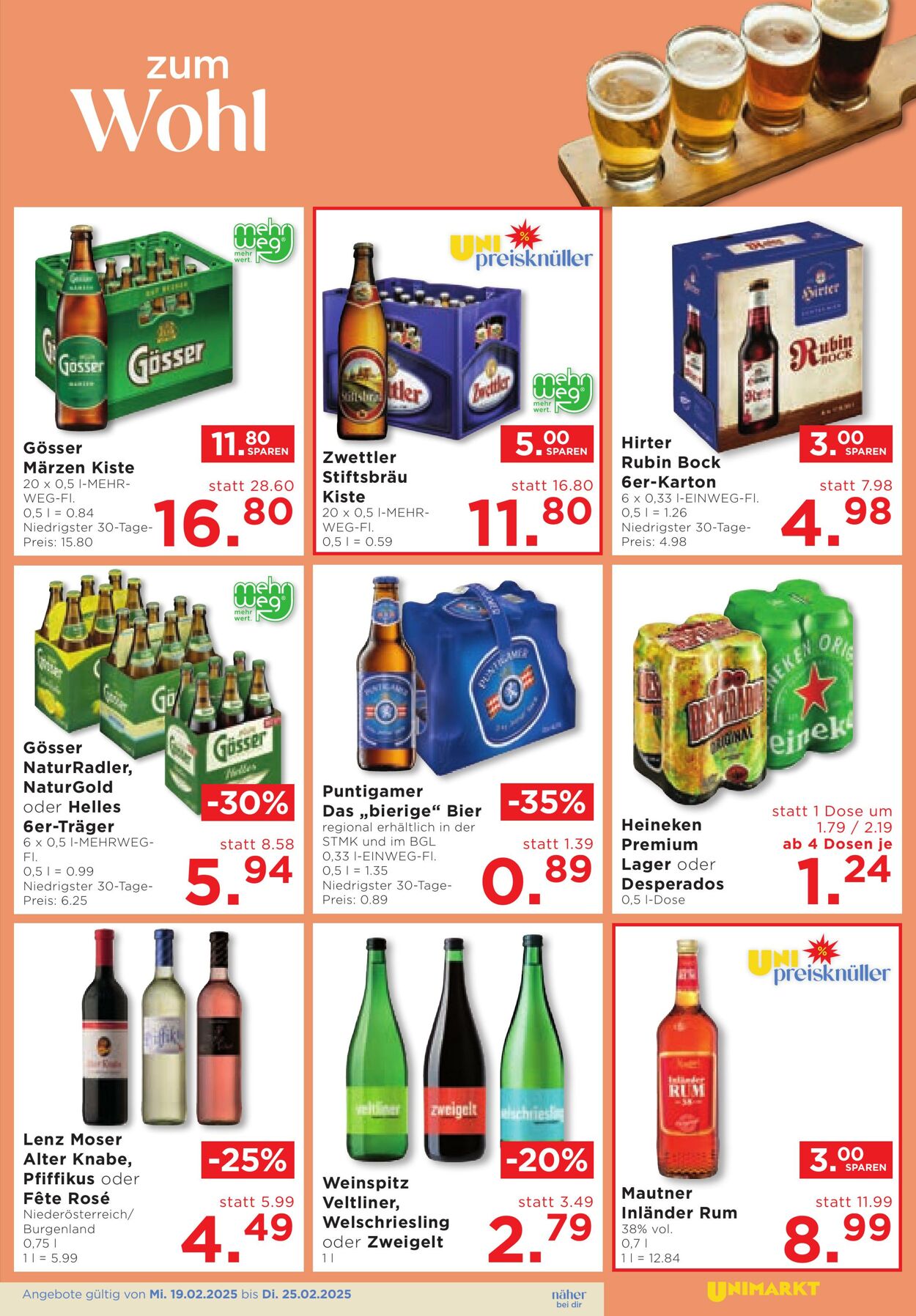 Prospekt Unimarkt 19.02.2025 - 25.02.2025