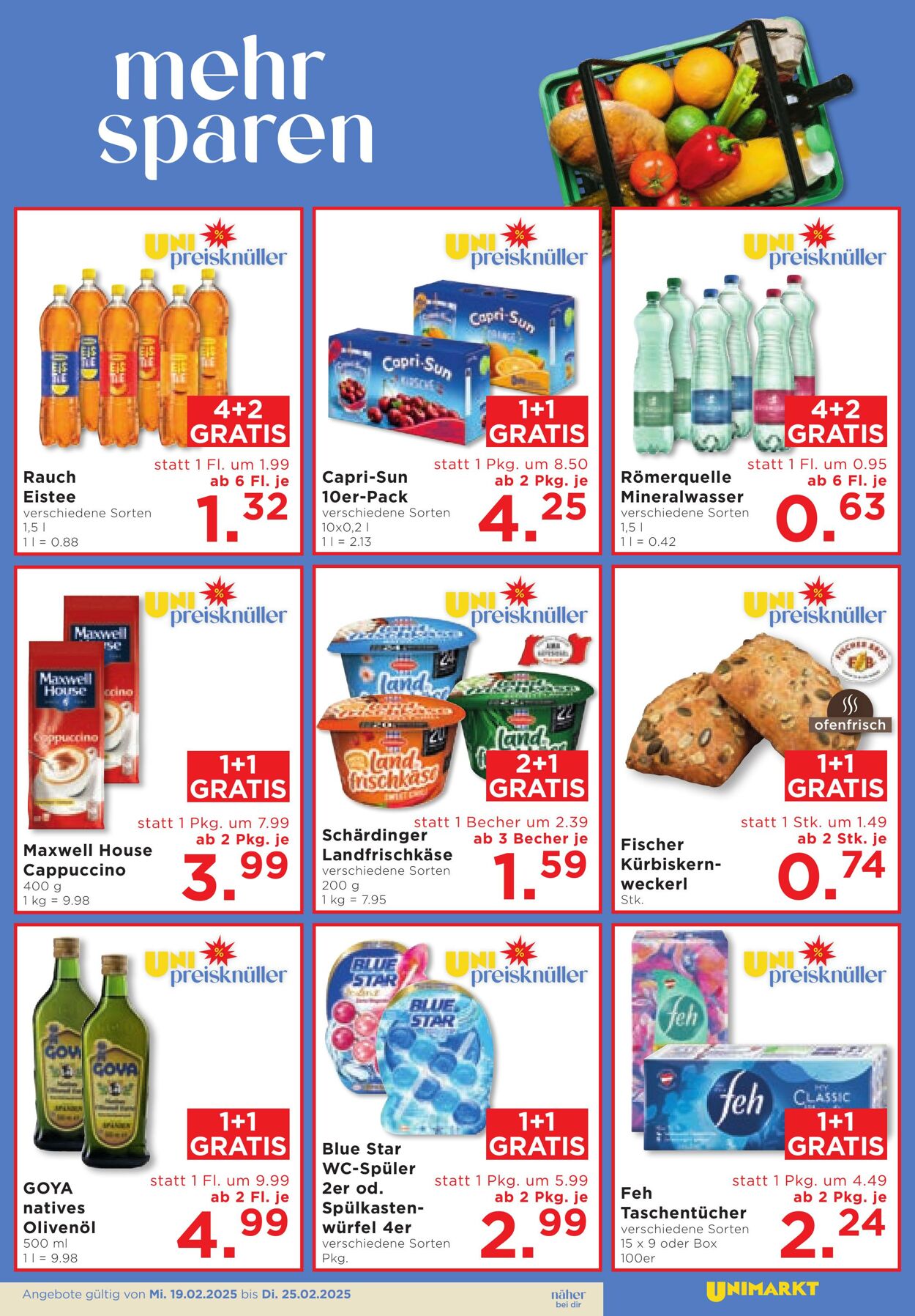 Prospekt Unimarkt 19.02.2025 - 25.02.2025