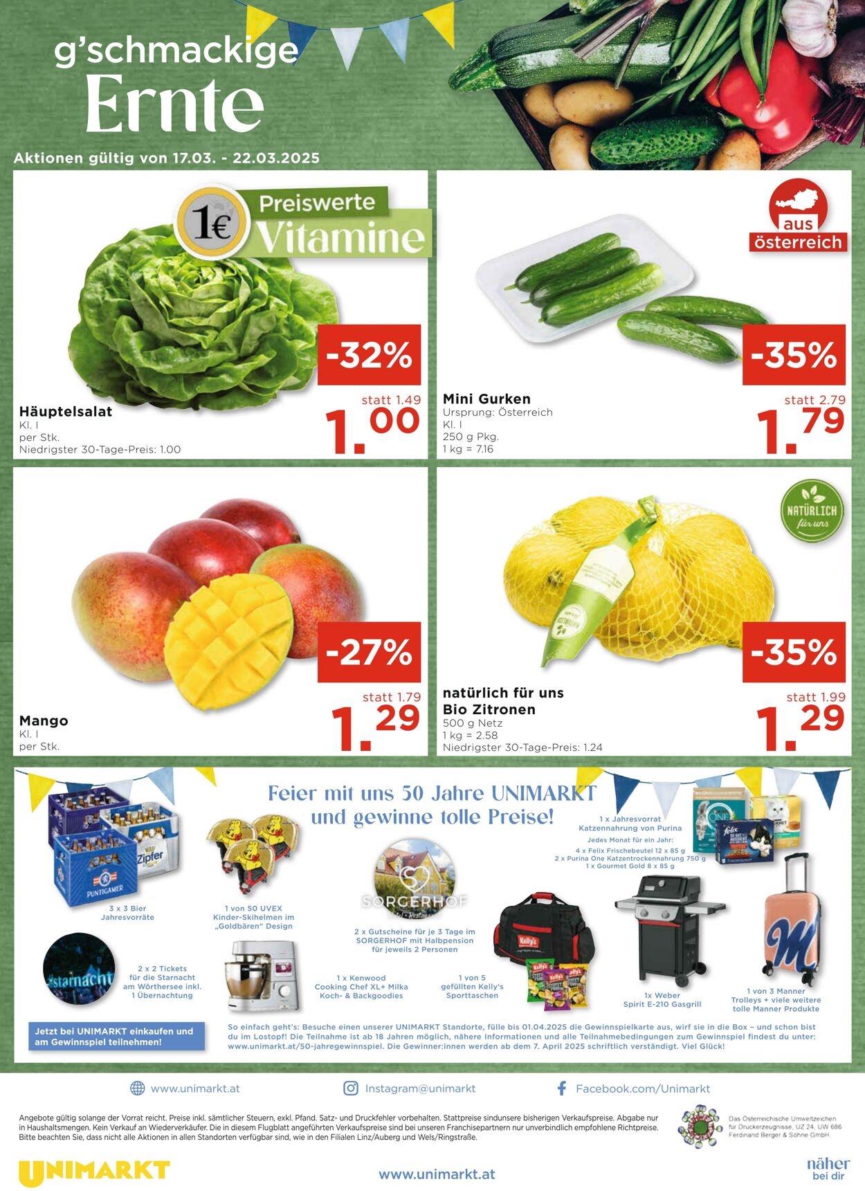 Prospekt Unimarkt 19.03.2025 - 25.03.2025