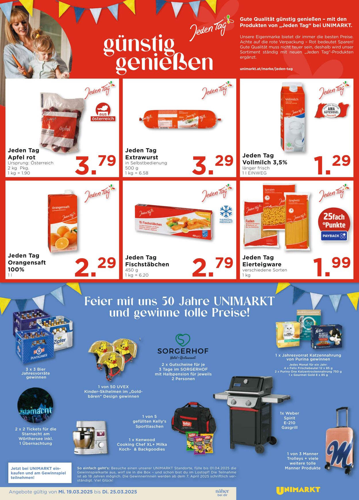 Prospekt Unimarkt 19.03.2025 - 25.03.2025