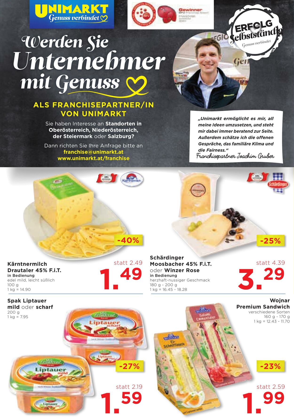 Prospekt Unimarkt 19.04.2023 - 25.04.2023