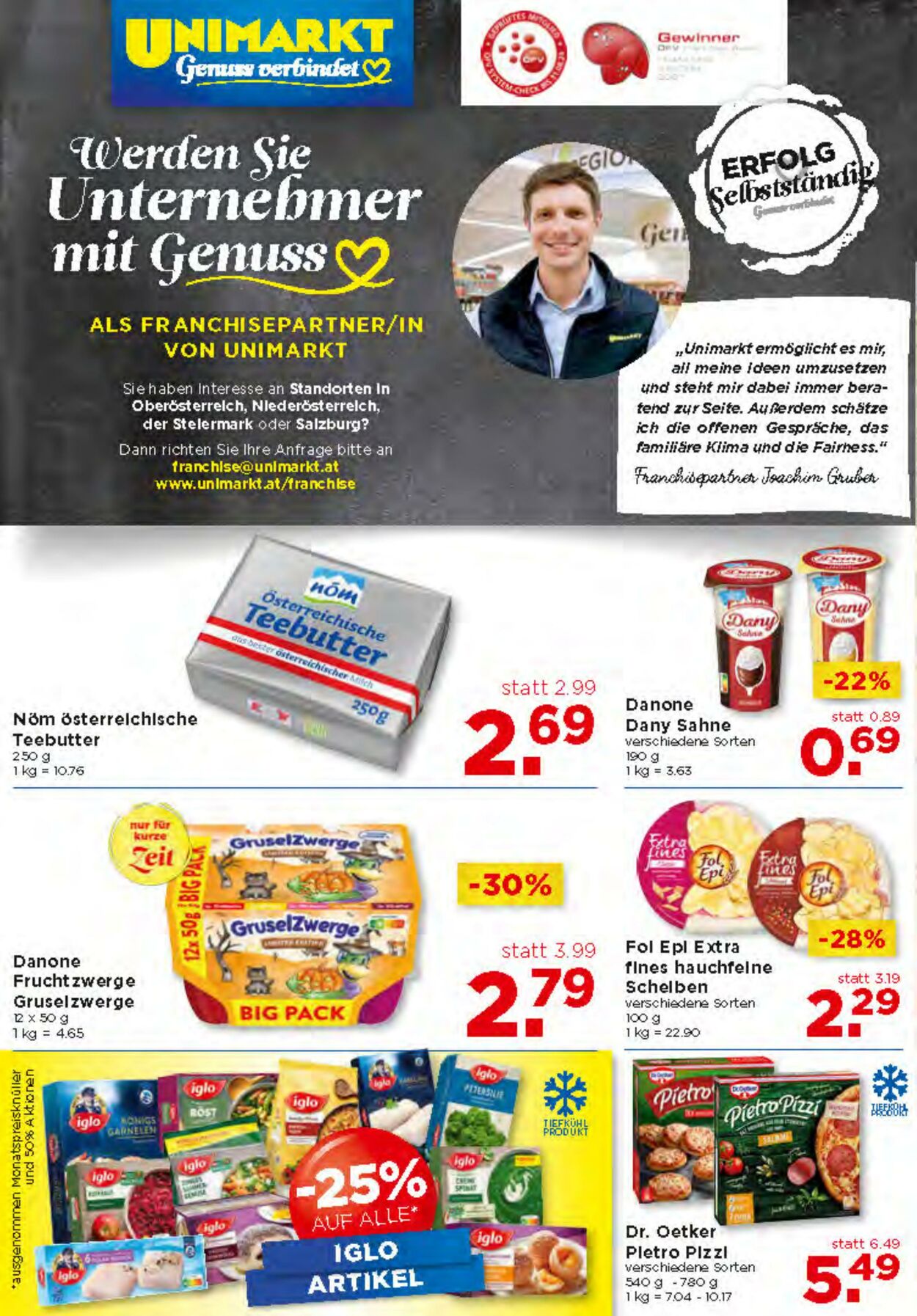 Prospekt Unimarkt 19.10.2022 - 25.10.2022