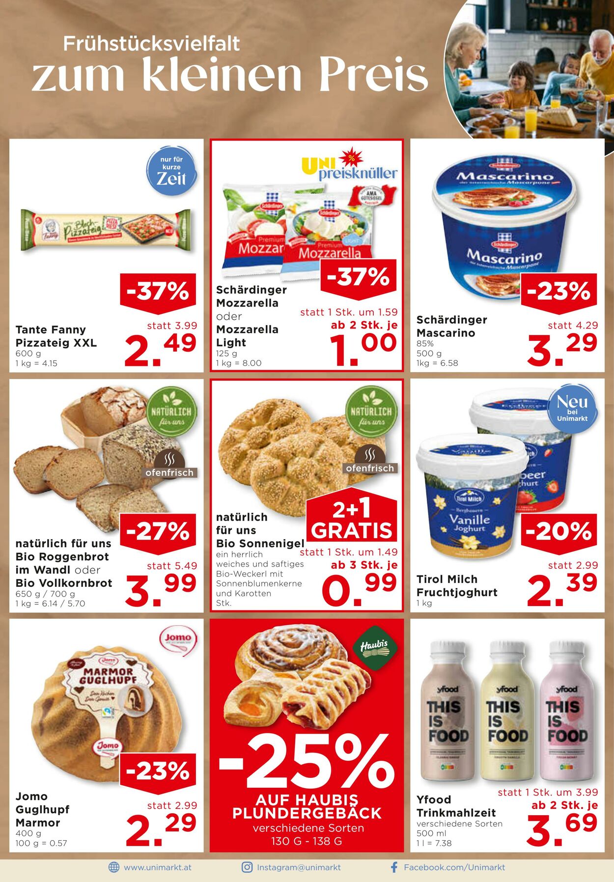 Prospekt Unimarkt 20.08.2025 - 26.08.2025