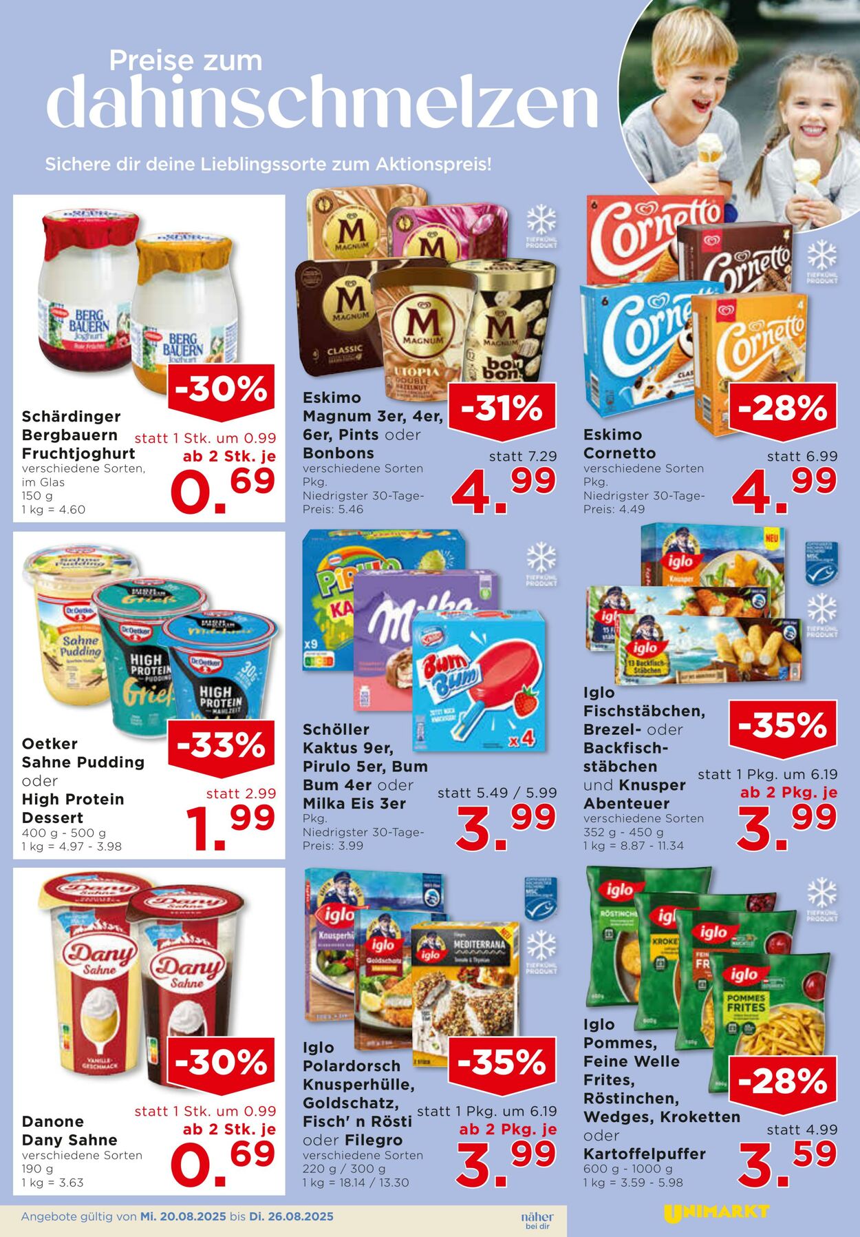 Prospekt Unimarkt 20.08.2025 - 26.08.2025