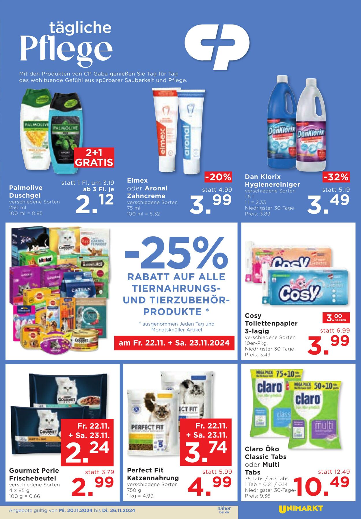 Prospekt Unimarkt 20.11.2024 - 26.11.2024