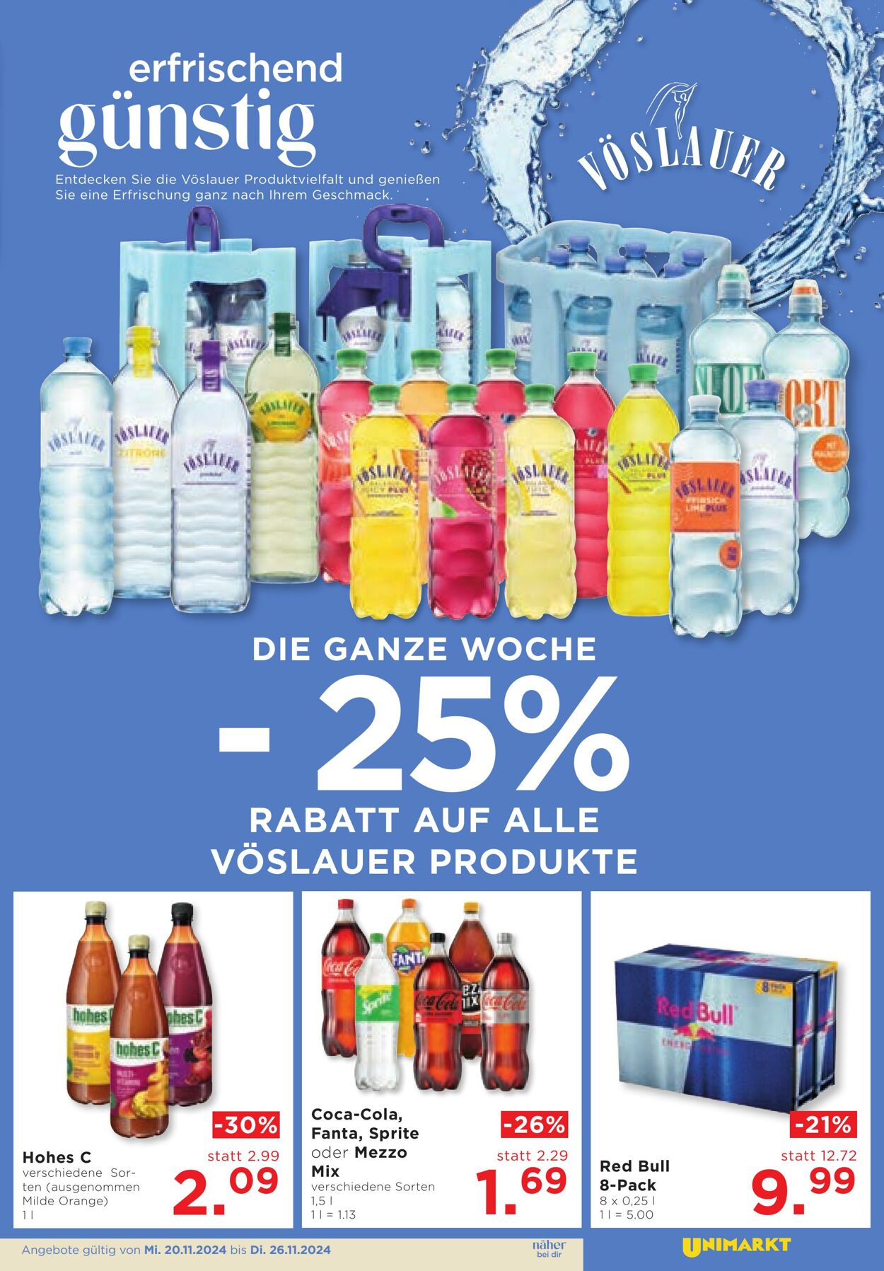 Prospekt Unimarkt 20.11.2024 - 26.11.2024