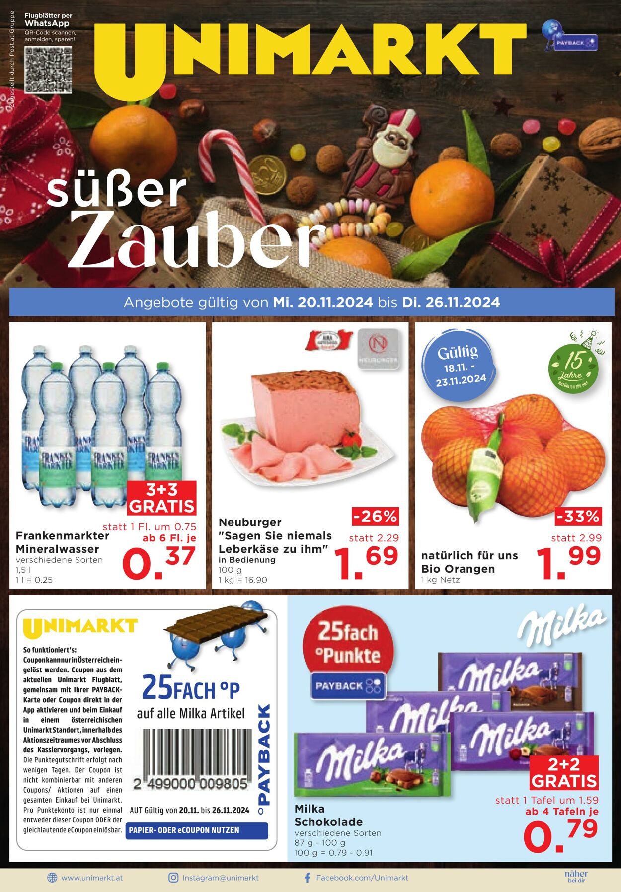 Prospekt Unimarkt 20.11.2024 - 26.11.2024