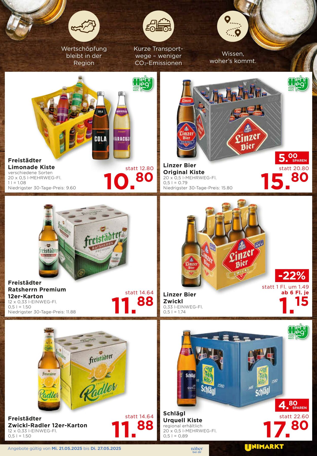 Prospekt Unimarkt 21.05.2025 - 27.05.2025