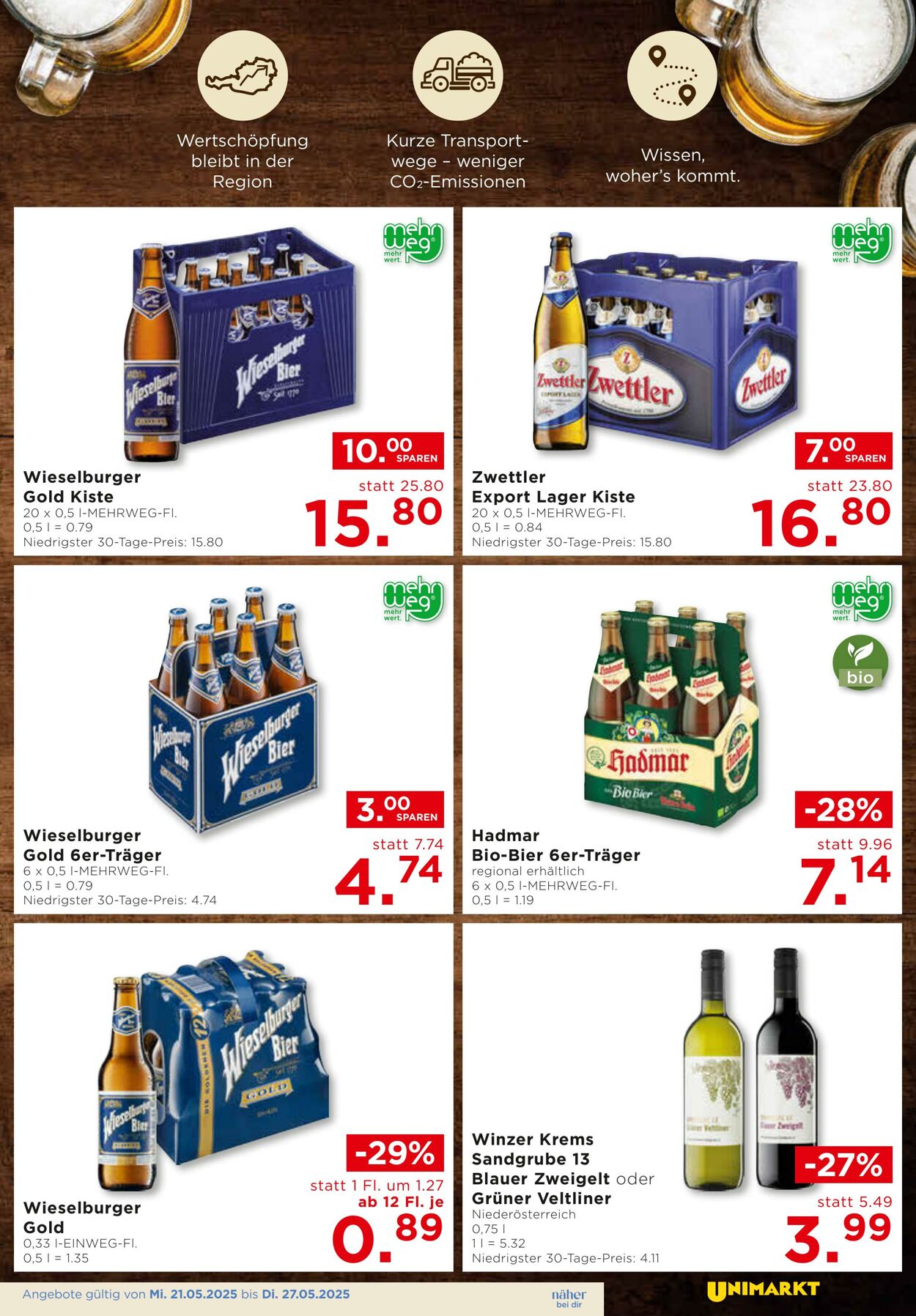 Prospekt Unimarkt 21.05.2025 - 27.05.2025