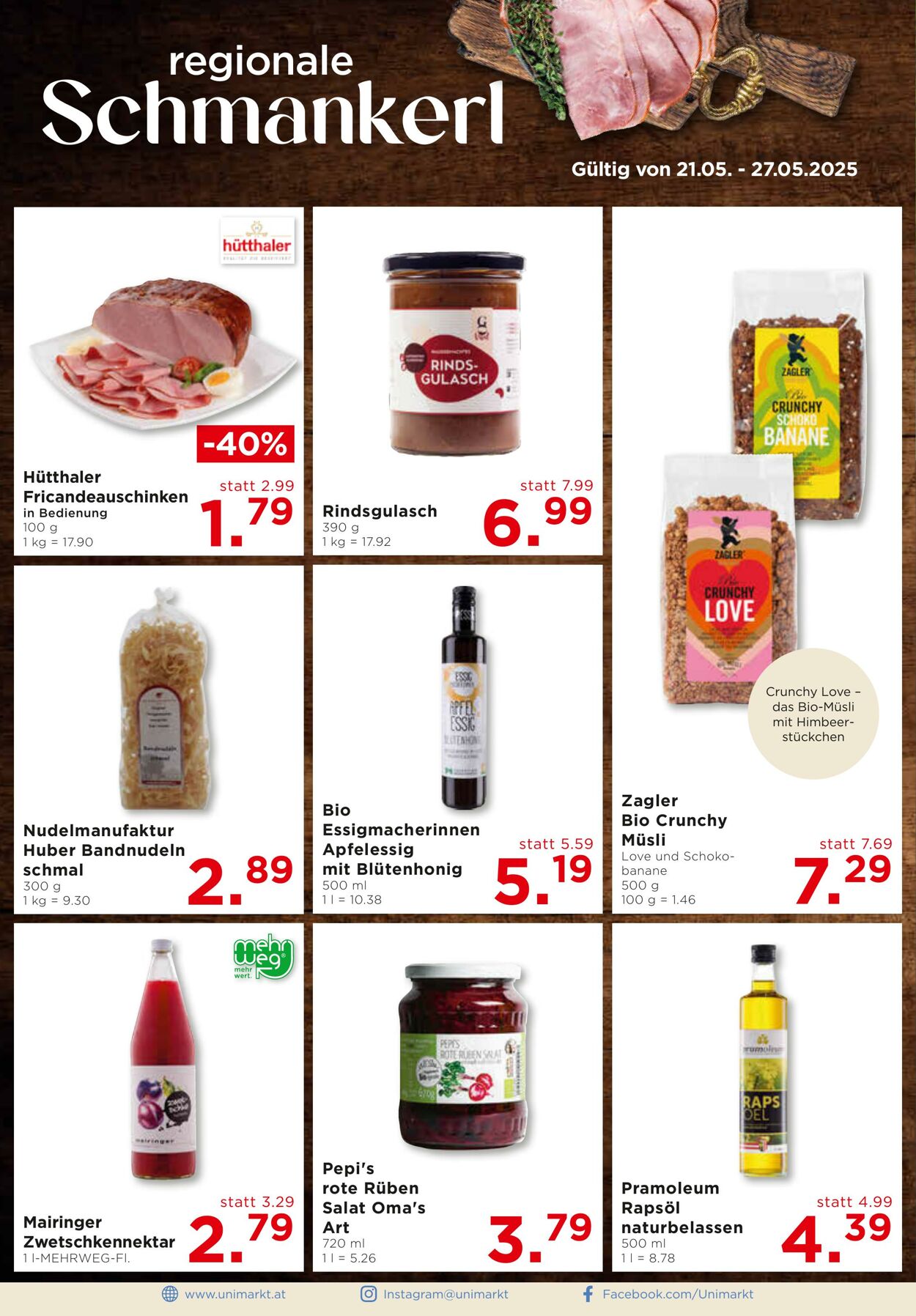 Prospekt Unimarkt 21.05.2025 - 27.05.2025