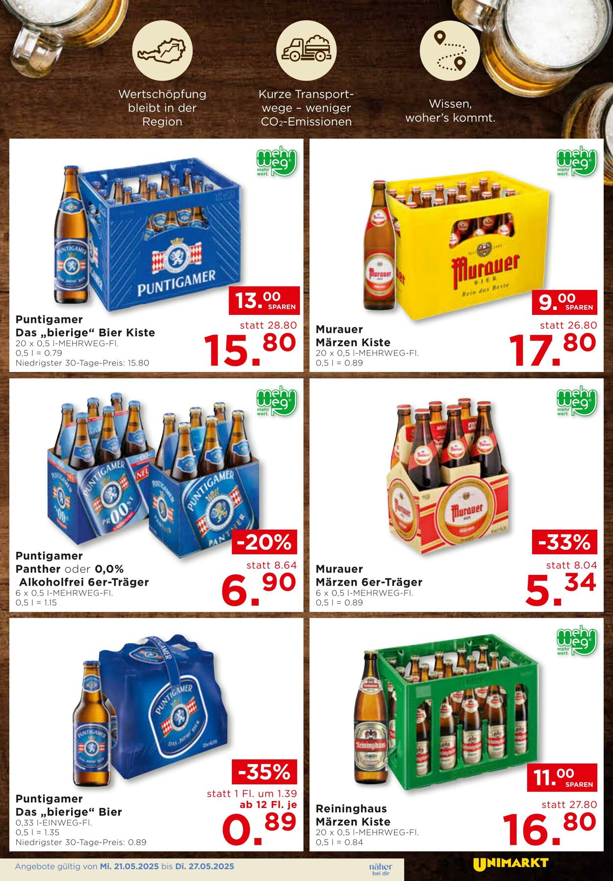 Prospekt Unimarkt 21.05.2025 - 27.05.2025