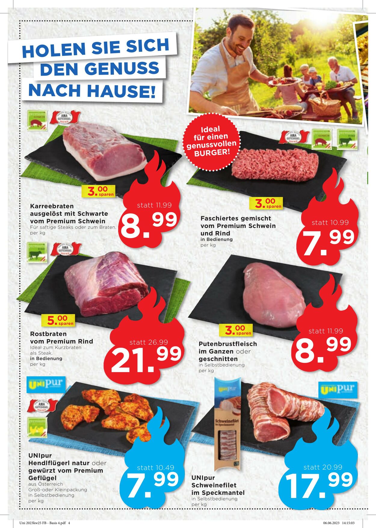 Prospekt Unimarkt 21.06.2023 - 27.06.2023