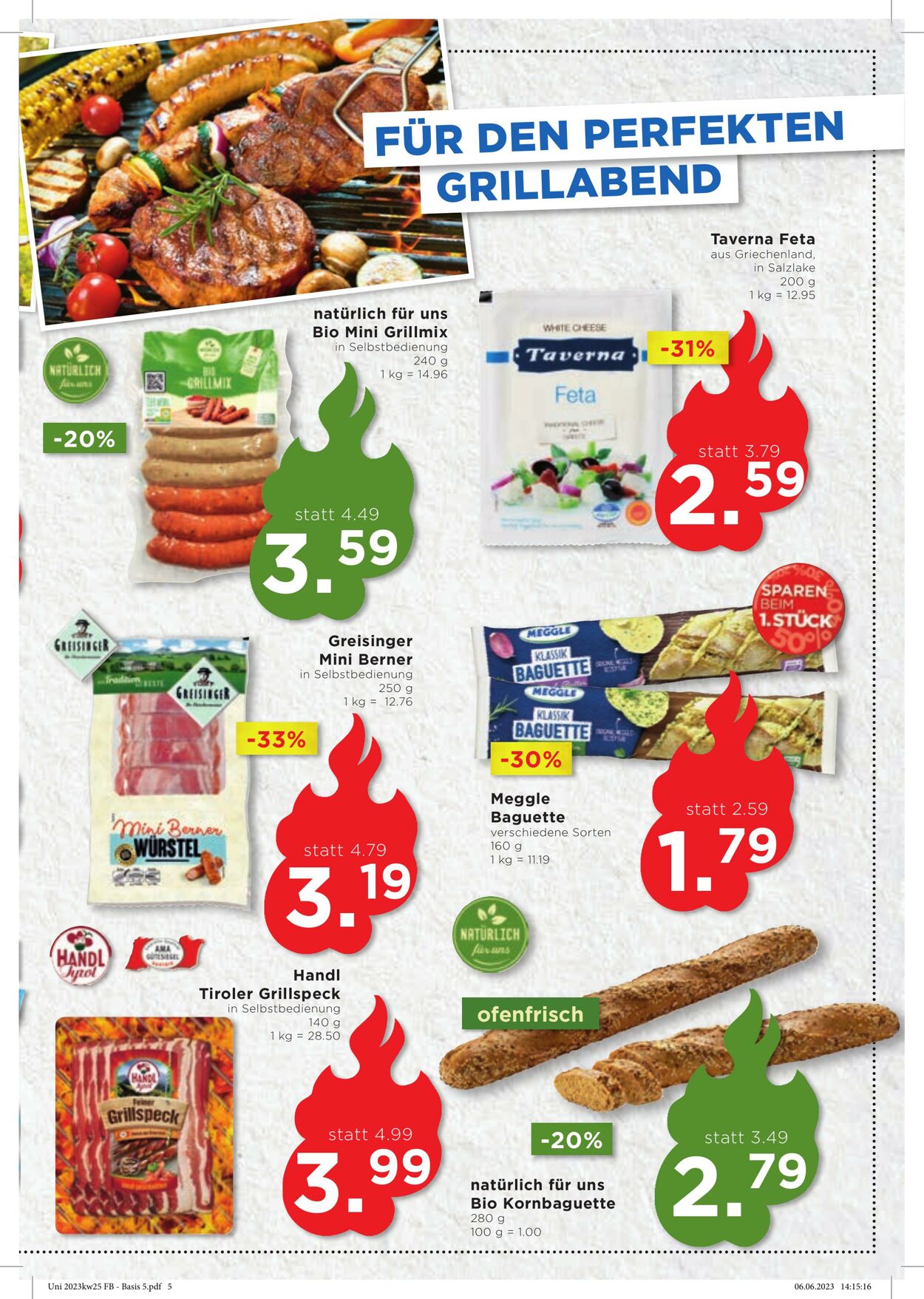 Prospekt Unimarkt 21.06.2023 - 27.06.2023