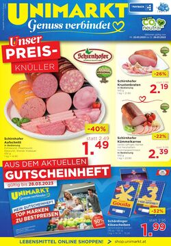 Prospekt Unimarkt 22.03.2023 - 28.03.2023