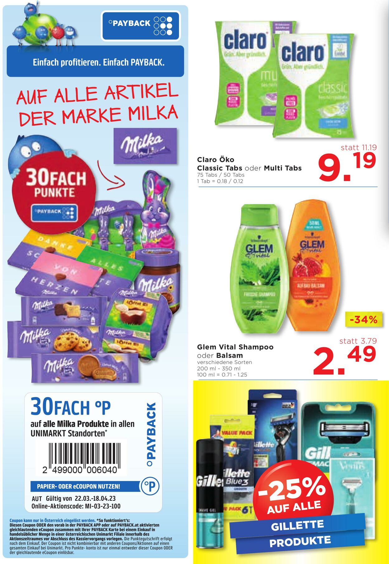 Prospekt Unimarkt 22.03.2023 - 28.03.2023