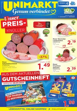 Prospekt Unimarkt 22.03.2023 - 28.03.2023