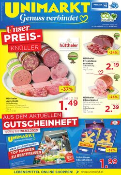 Prospekt Unimarkt 22.03.2023 - 28.03.2023