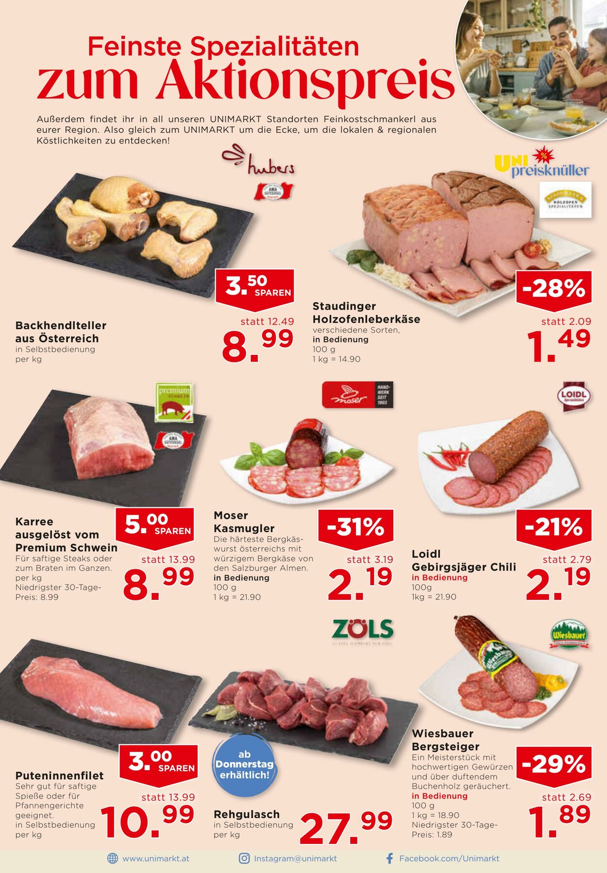 Prospekt Unimarkt 22.10.2025 - 28.10.2025